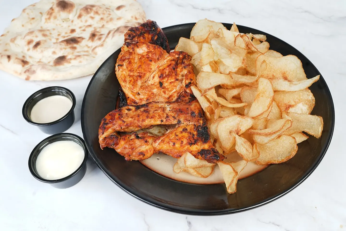 Chicken With Fries - Chicken On Charcoal