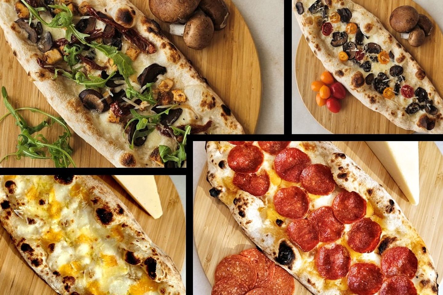 Mini Pizza Party Box 4 Mini Pizzas