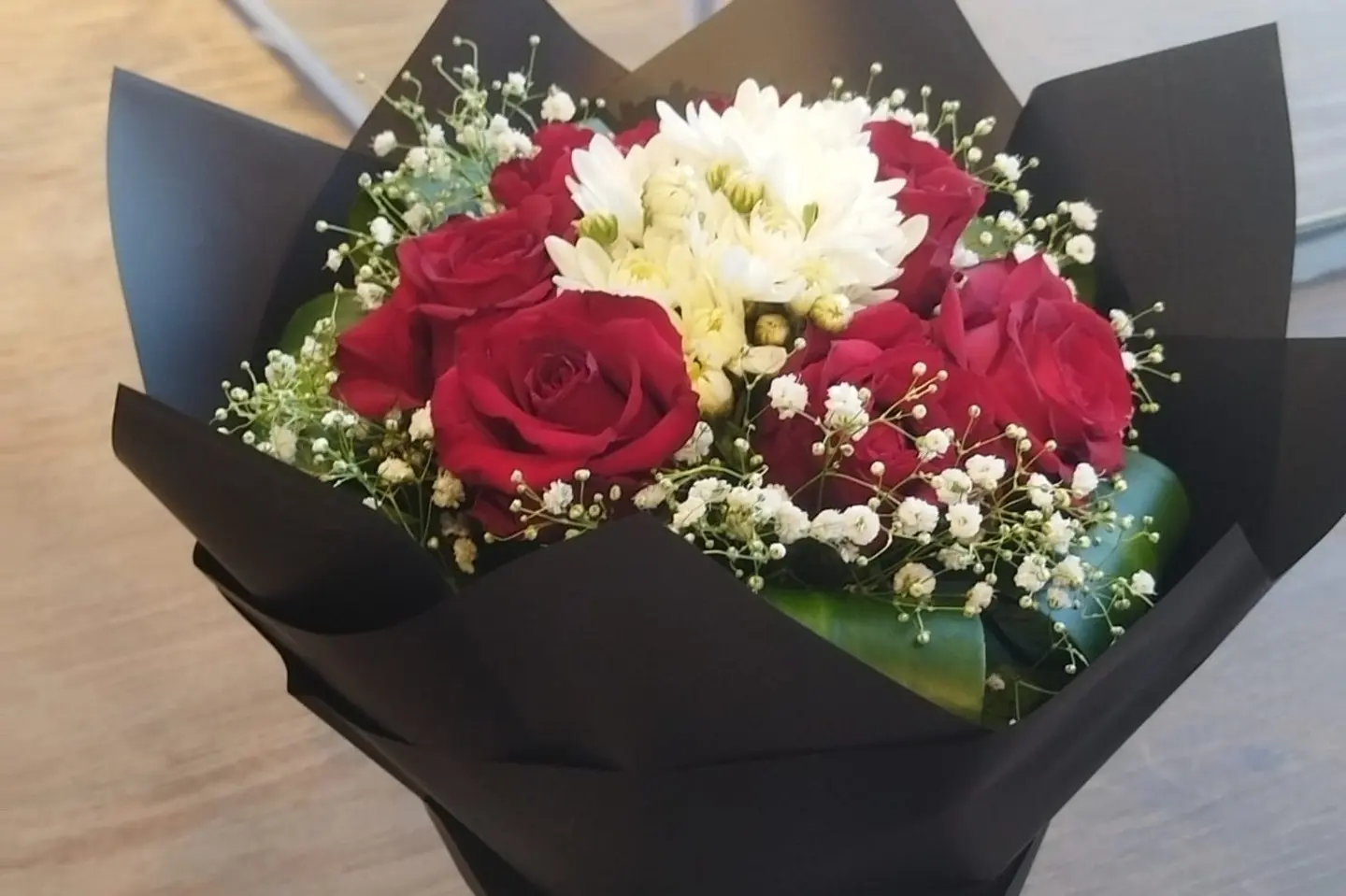 باقة ورد جوري دائرية