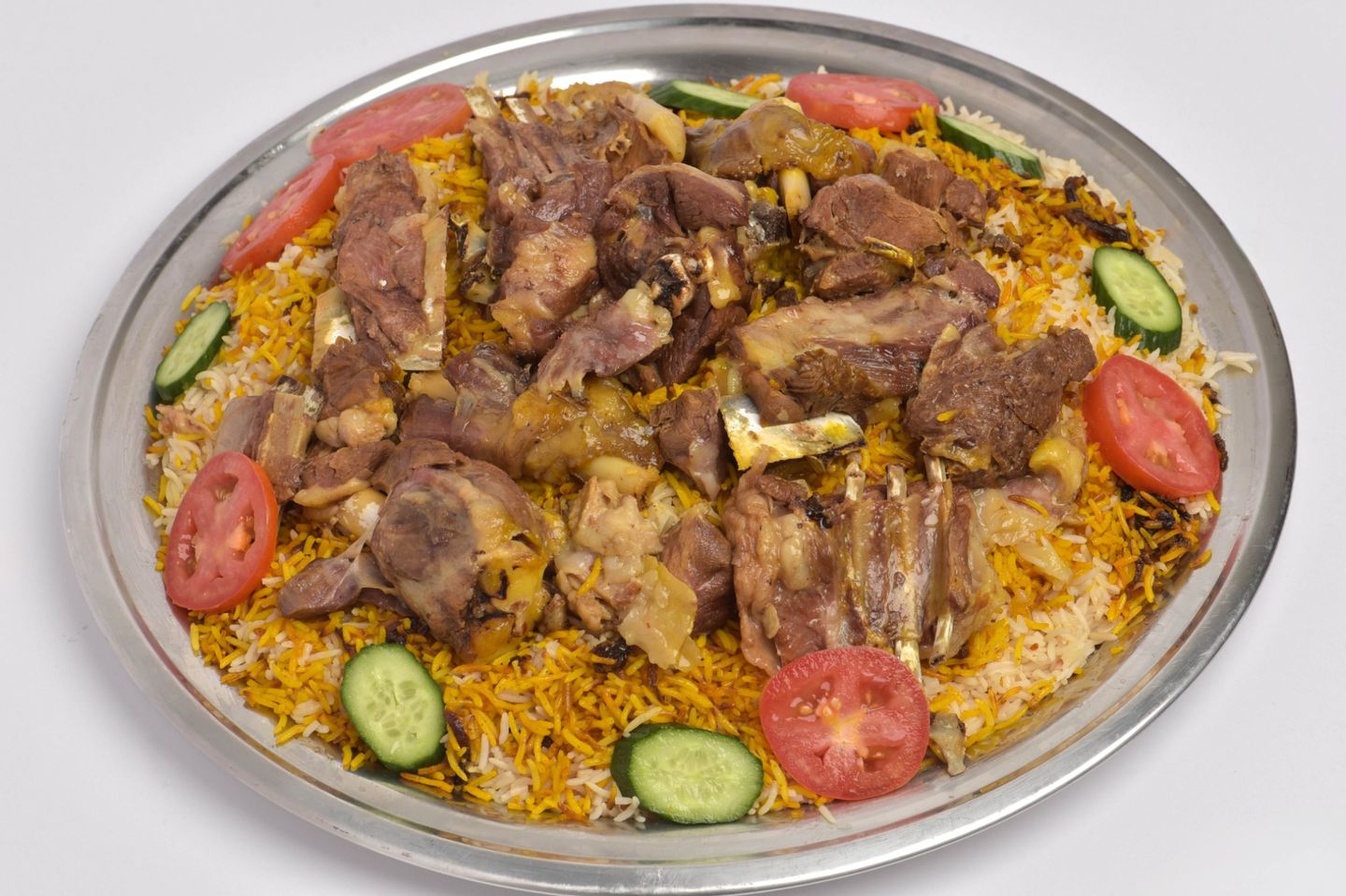 A Plate Of Meat For Five People