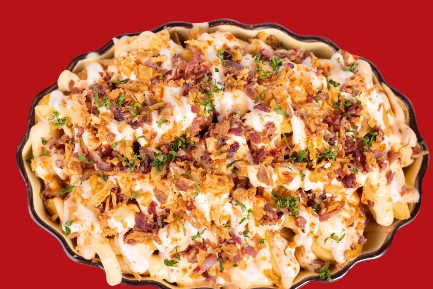 بطاطس بيكن