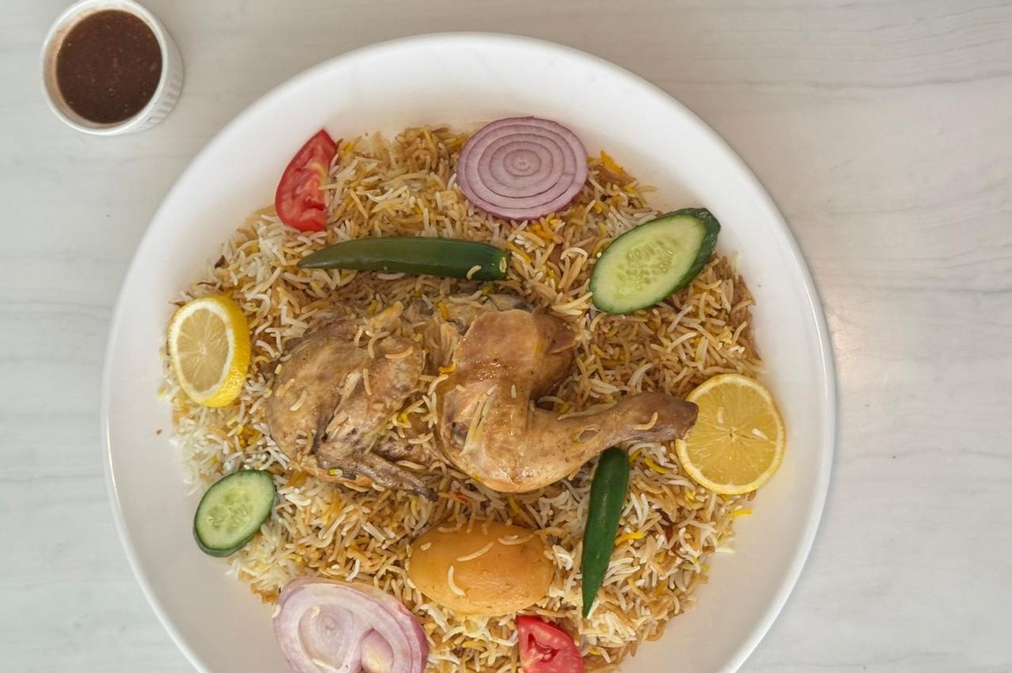 نص دجاج زربيان