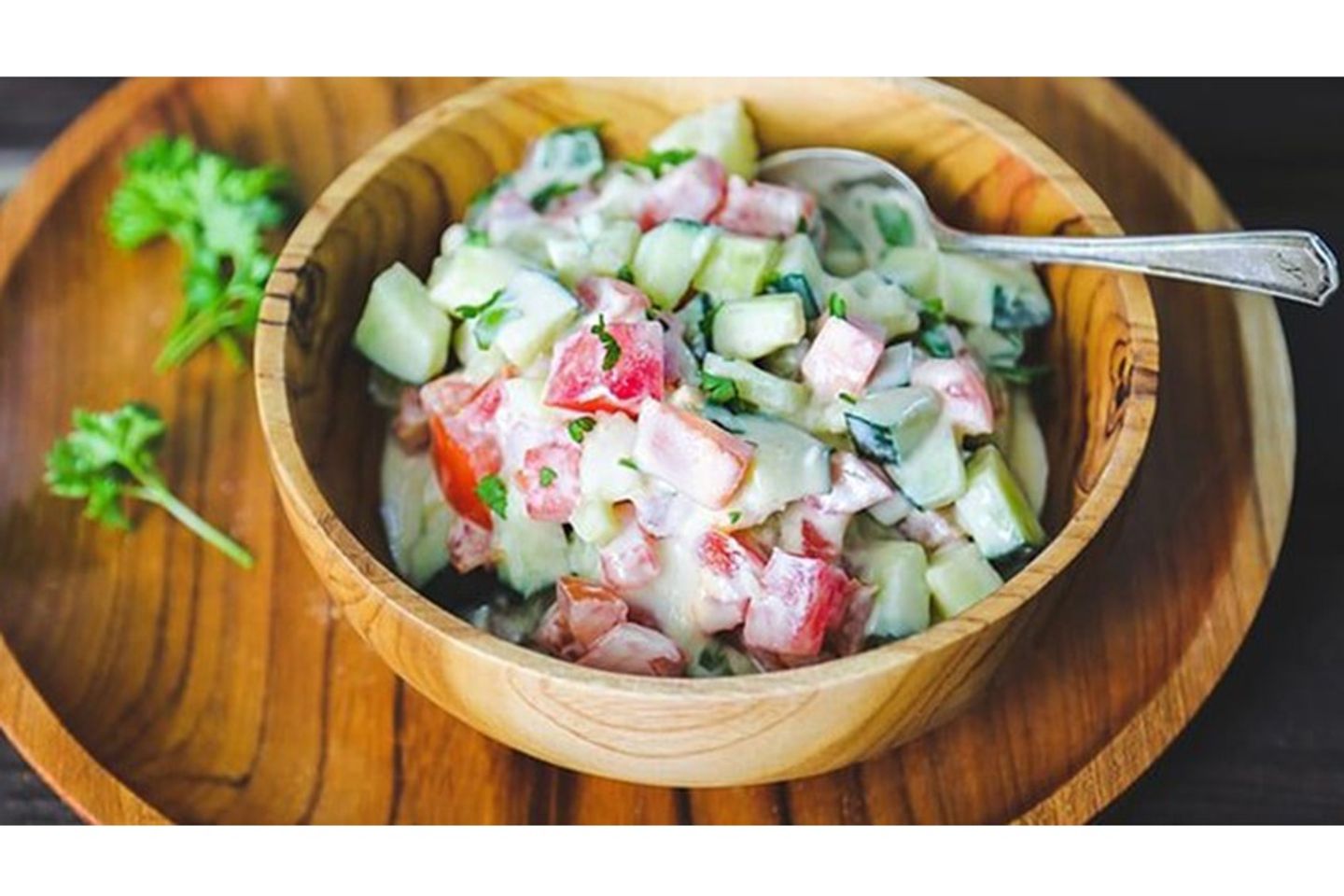 Yogurt Salad With Vegetables