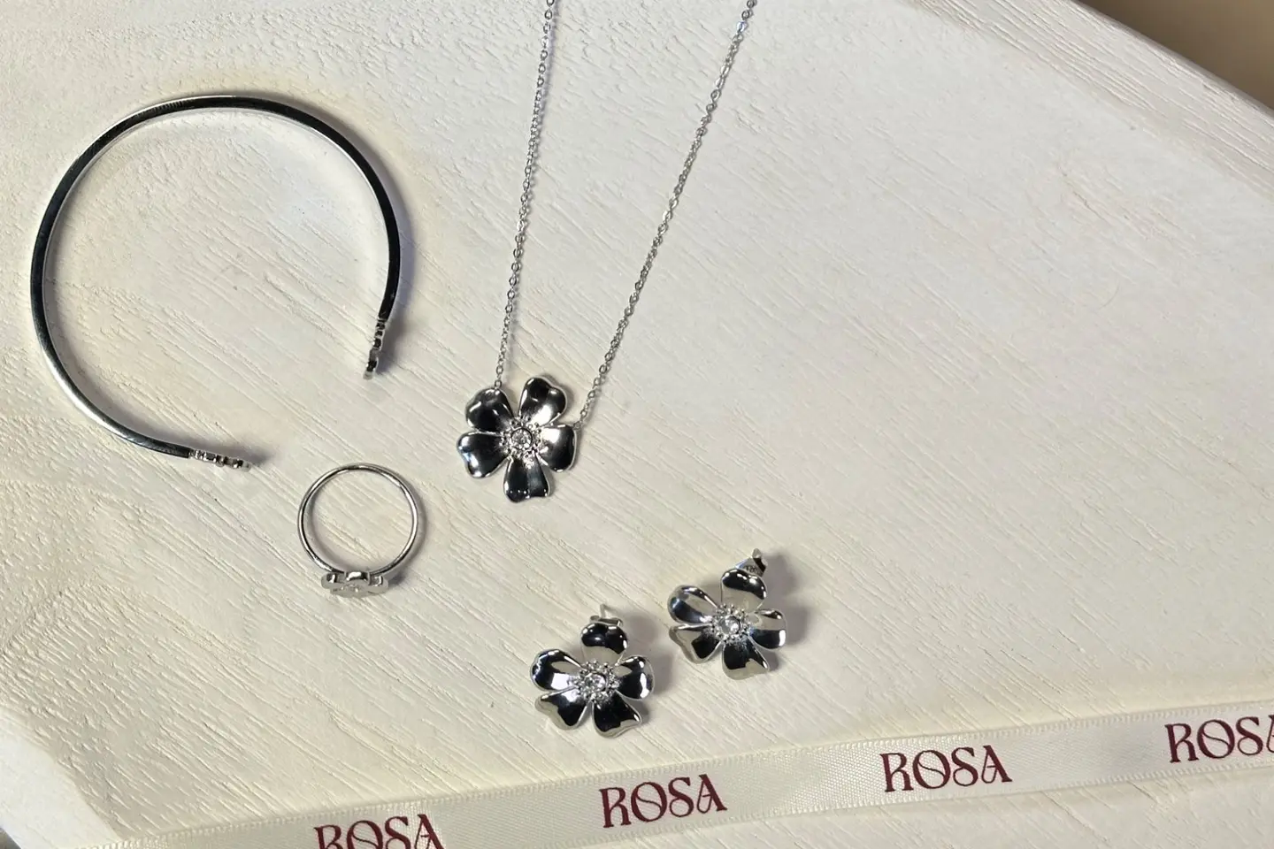 Rosa Silver Plated Set