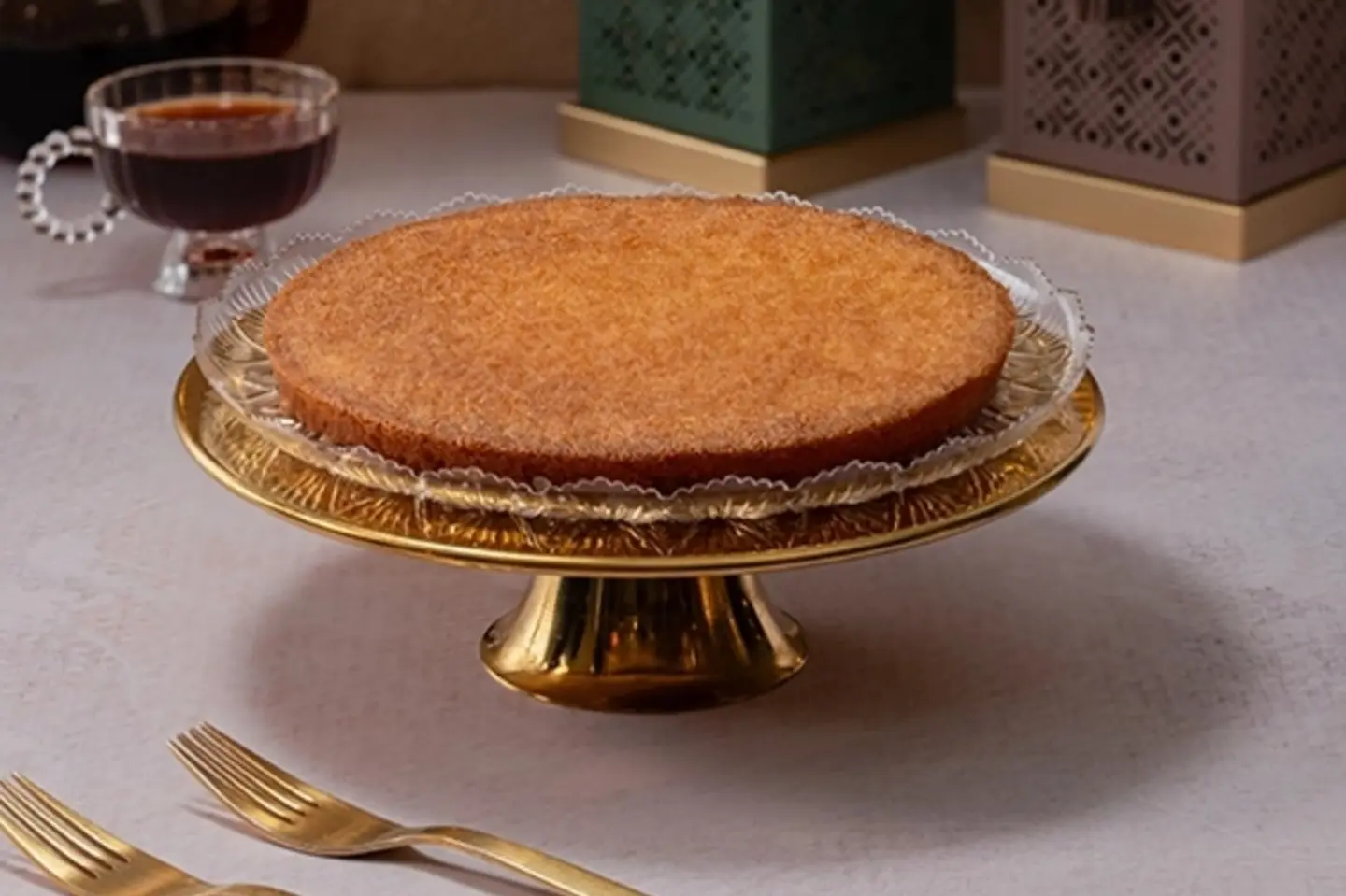 بسبوسه ساده مع شيرة