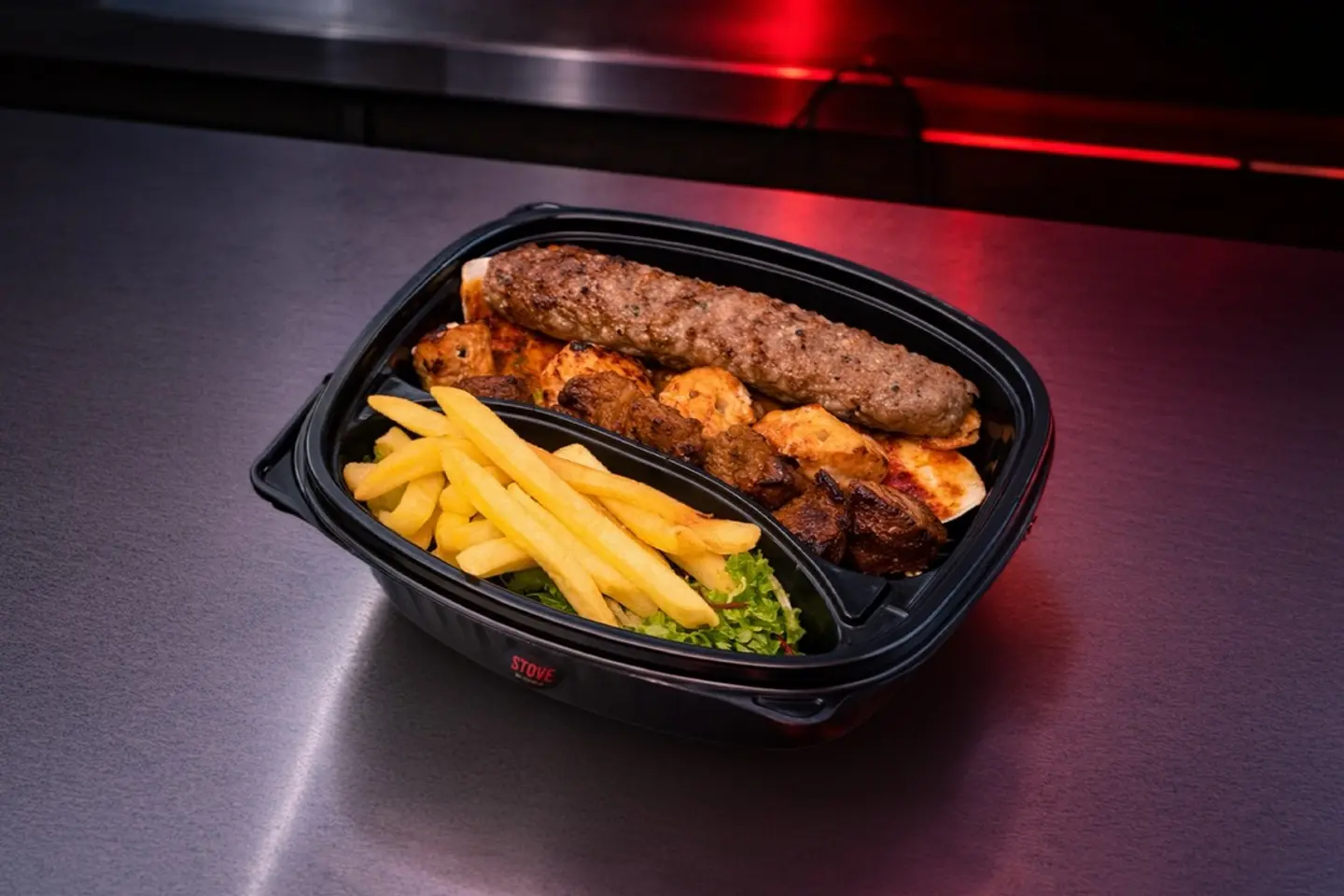 One Person Mixed Grill Plate Beef Chicken