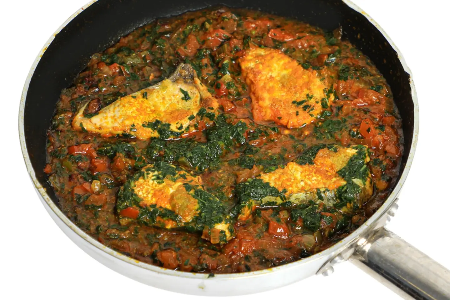 Mulukhiyah Fish Pan