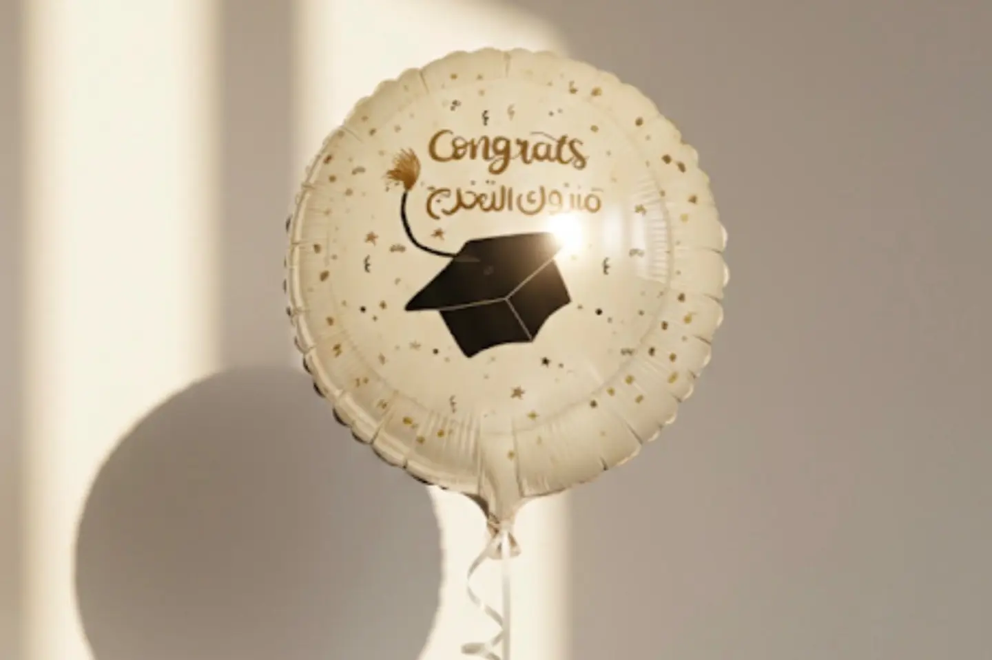 بالونة هيليوم لتخرج