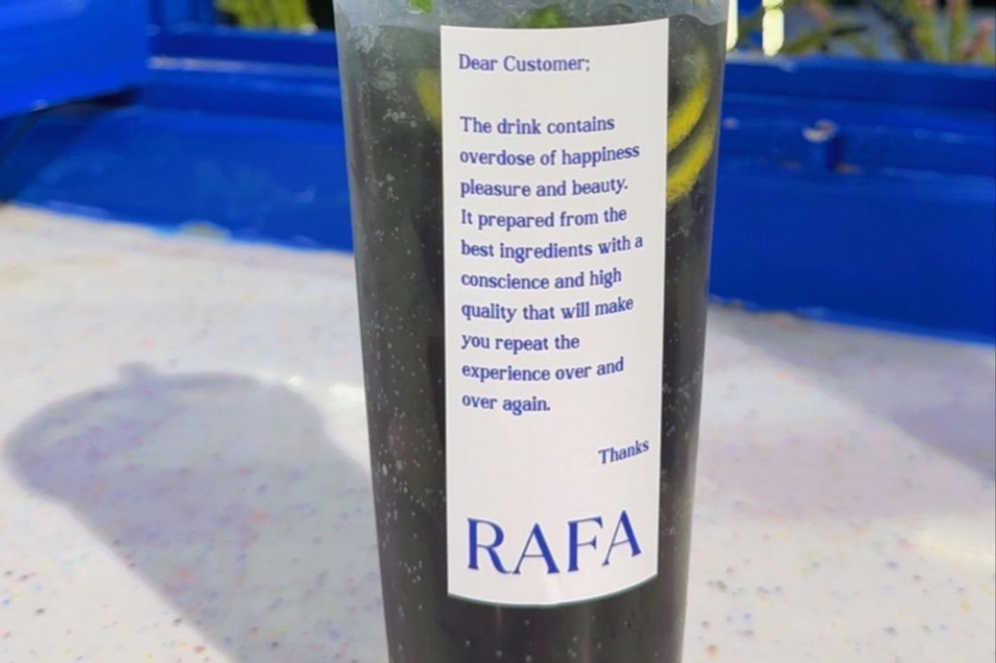 Blueberry Mojito Rafa