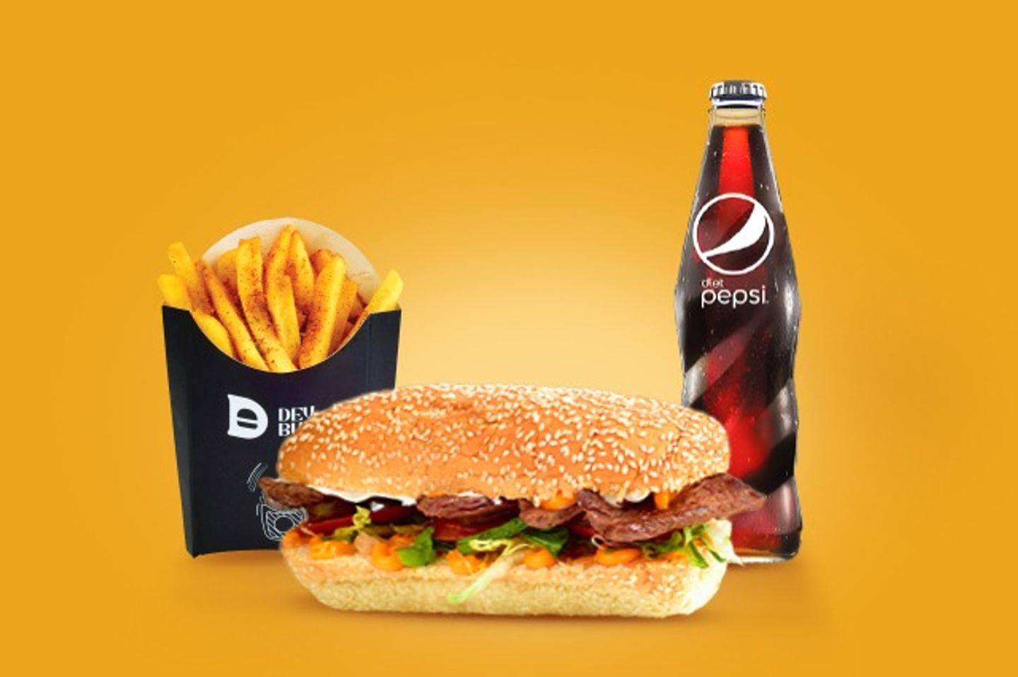 جريل بيف ستيك ساندوتش