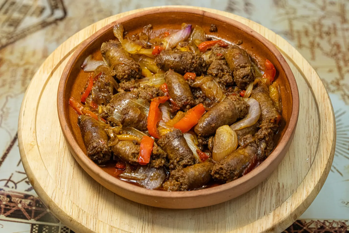 طبق سجق شرقي