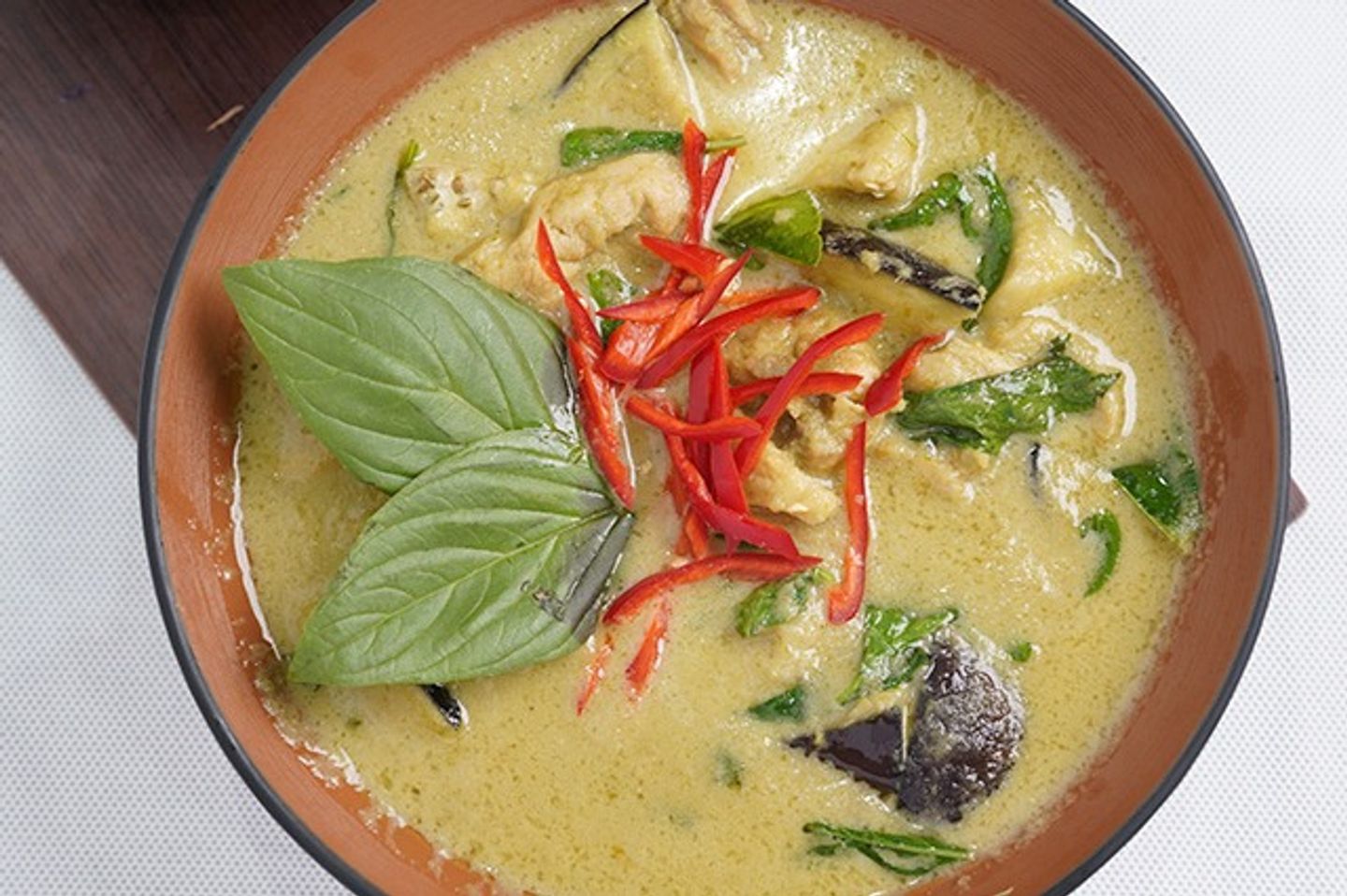 Seafood With Green Curry