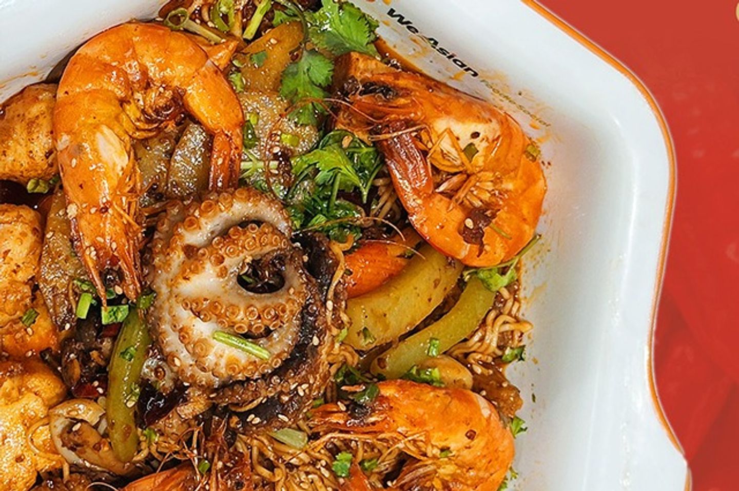 Spicy Work Fried Hot Pot 500g With Rice