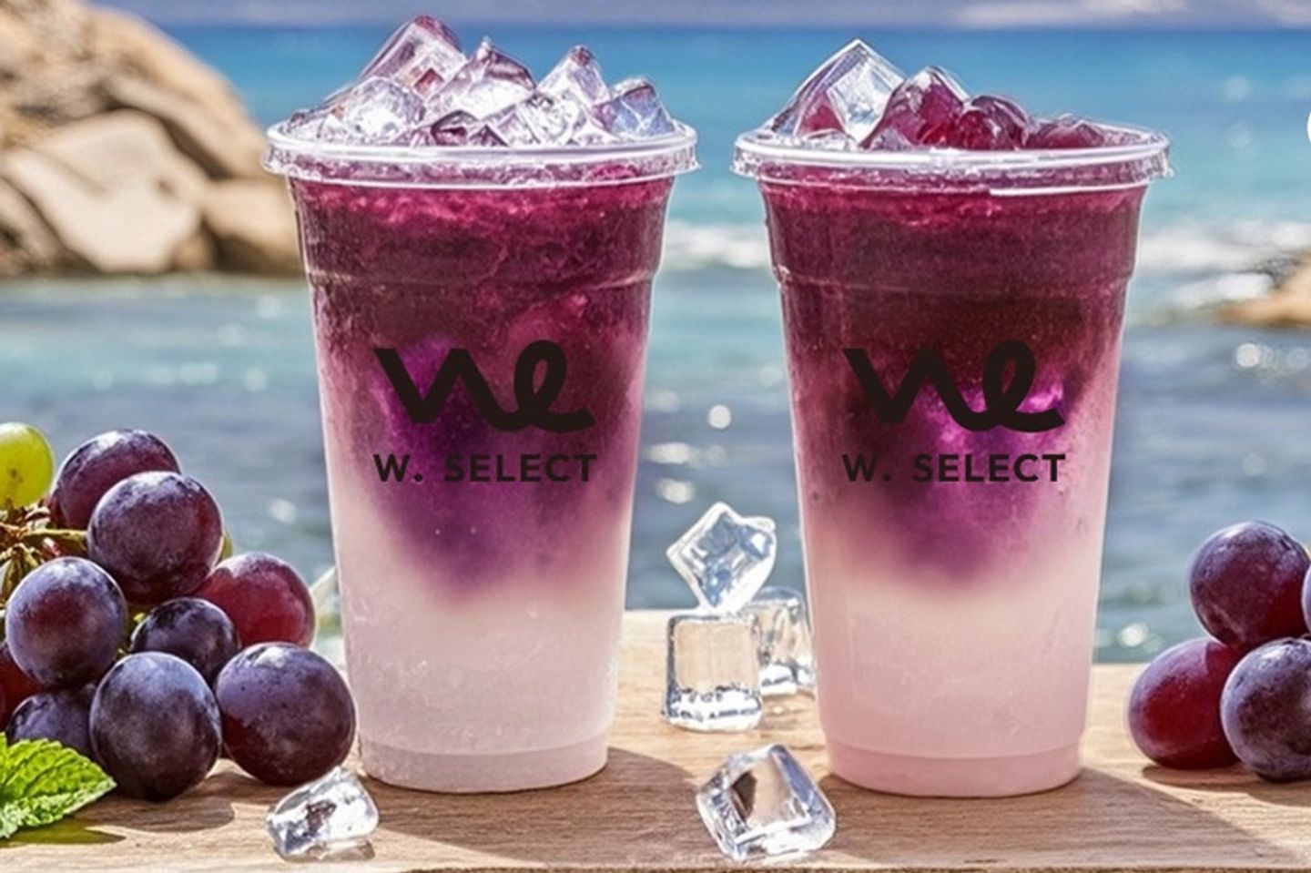 Red Grape Fresh Fruit Tea