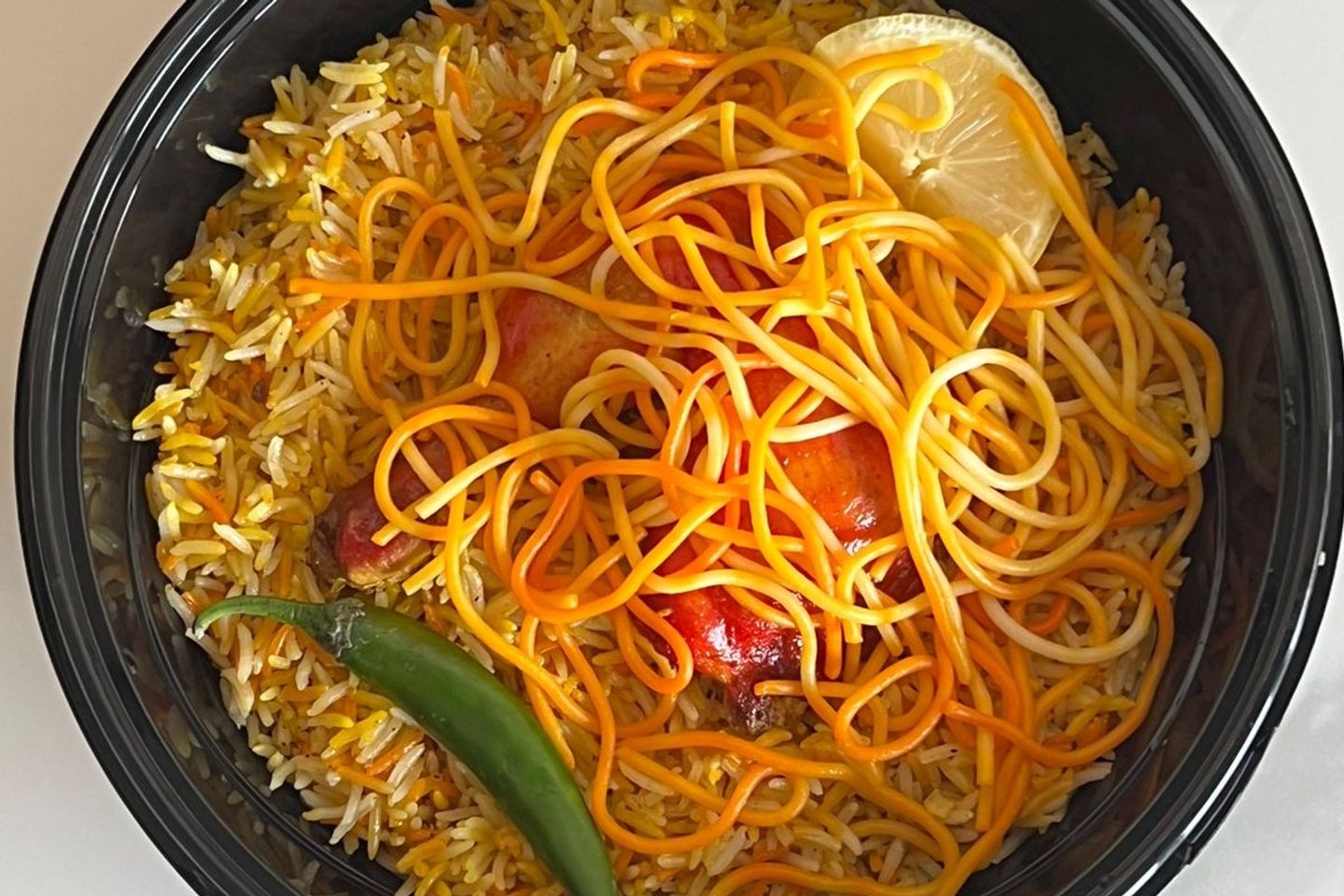مندي دجاج - نص دجاجة
