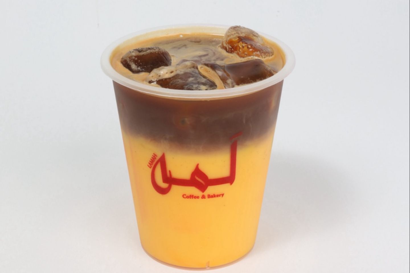 ايس زعفران لاتيه