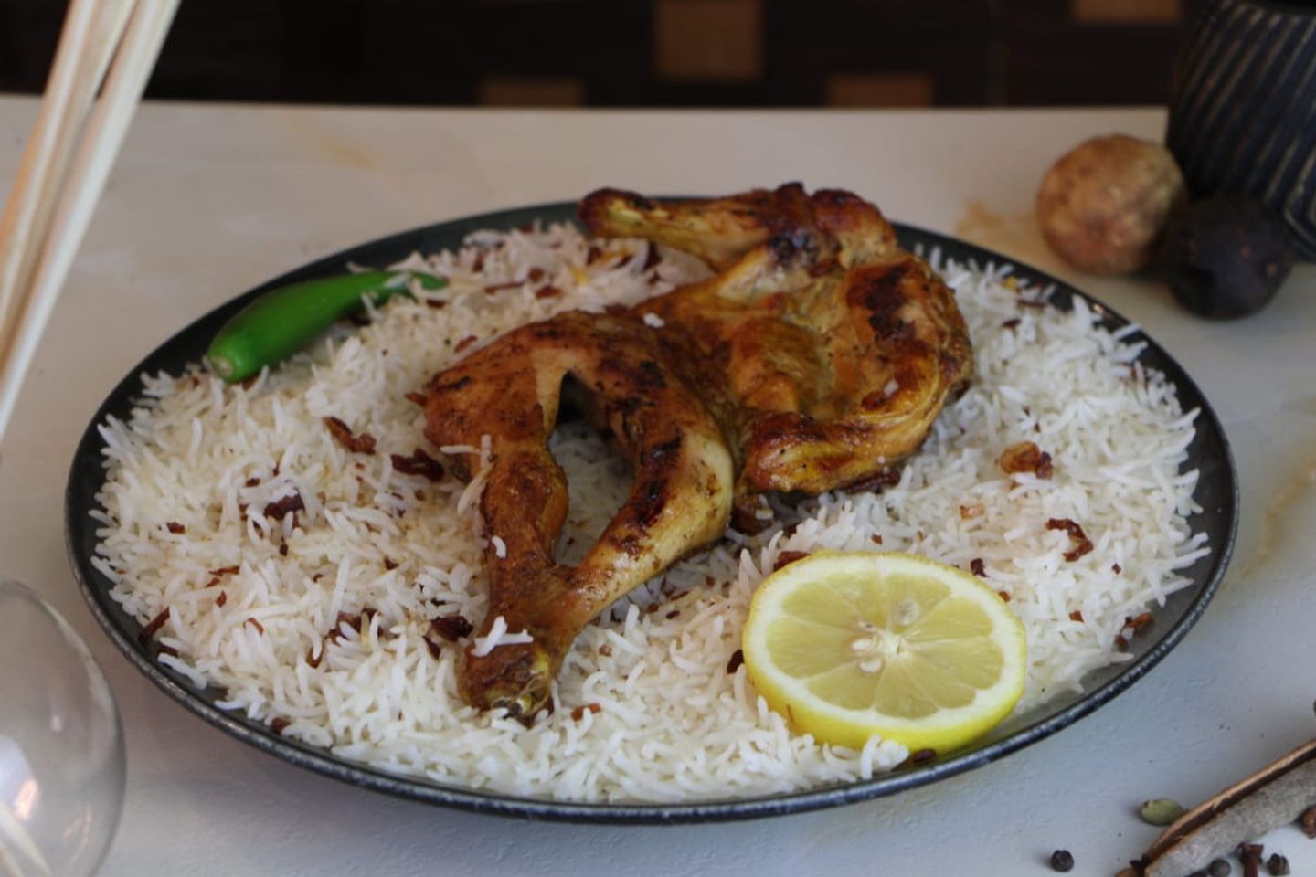 Madhbi Chicken Peshawar Rice