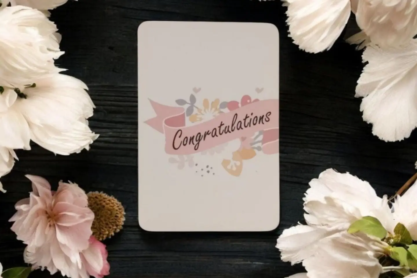 كرت الف مبروك بالانجليزي