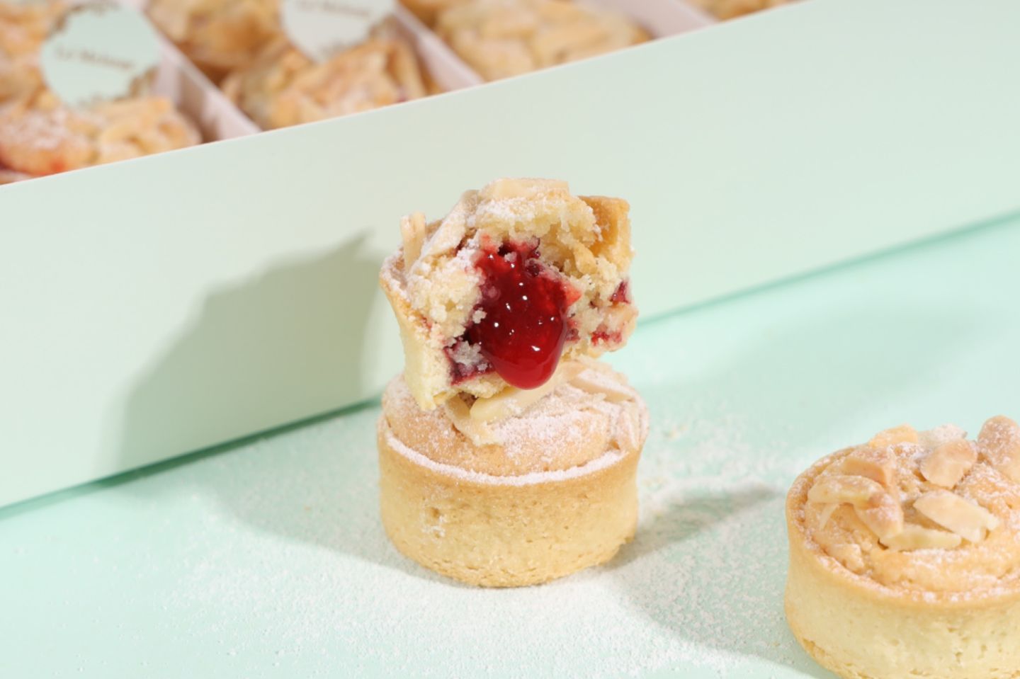 Almond Tart With Strawberry Filling