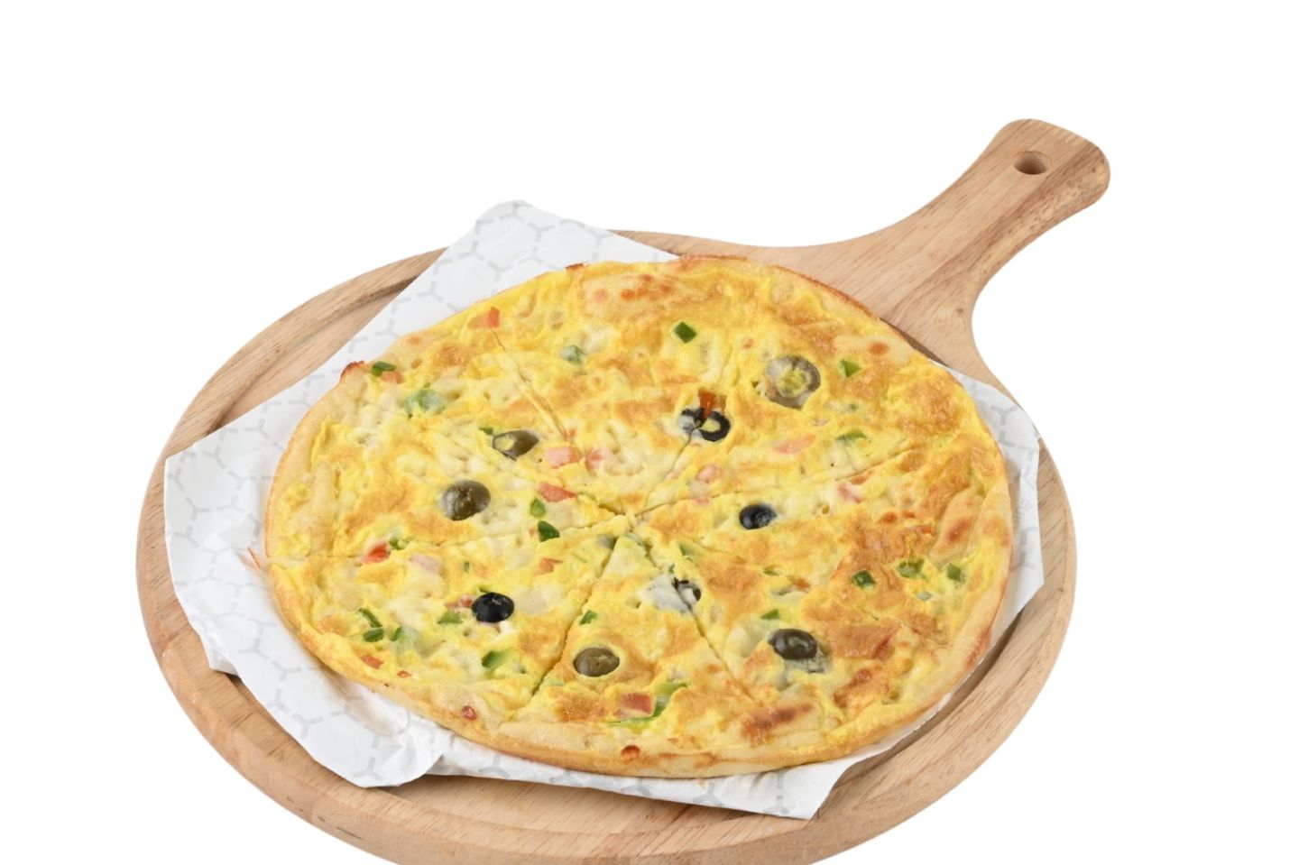 Egg And Vegetable Pizza