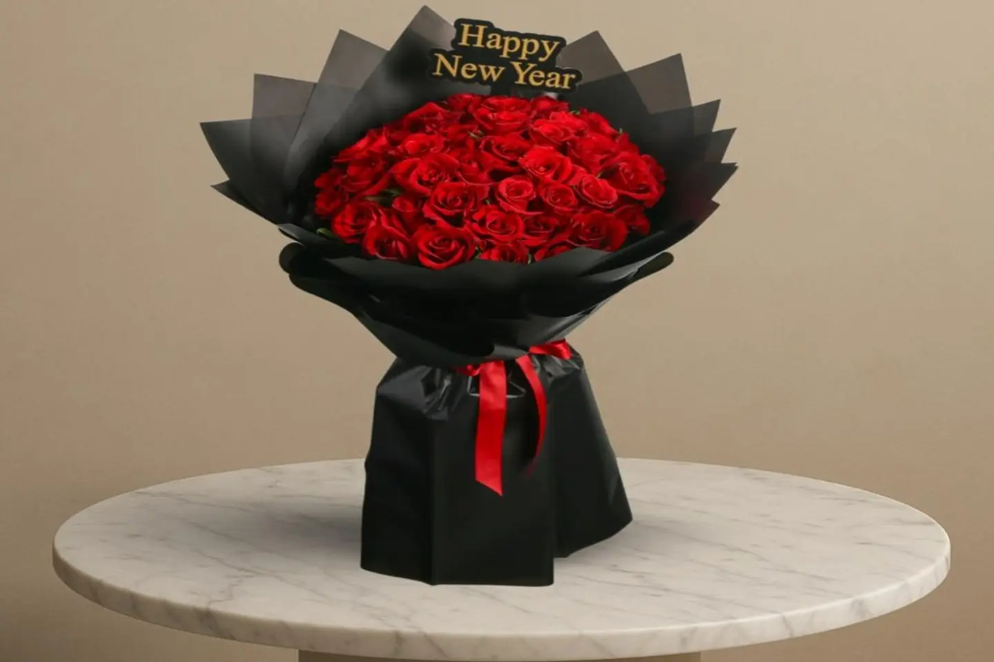 بوكيه احمر للعام الجديد