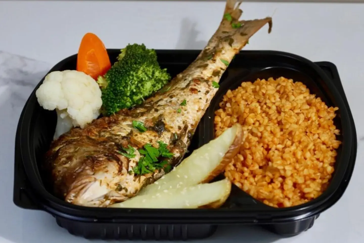 سمك مشوي - مائة وخمسون غرام