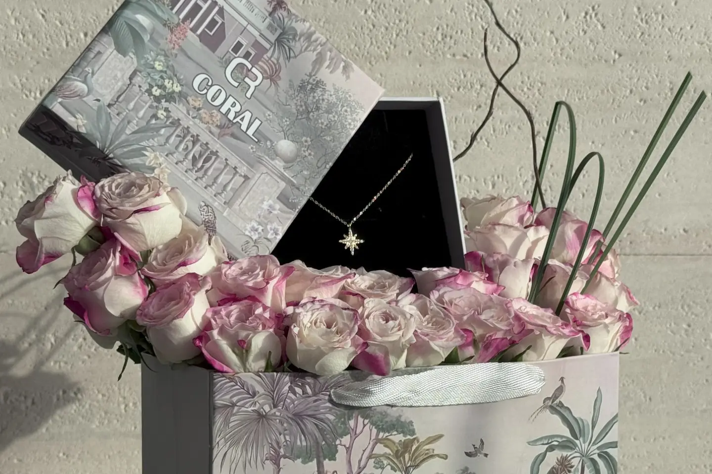 تنسيق كورال سلسال نجمة ذهبي