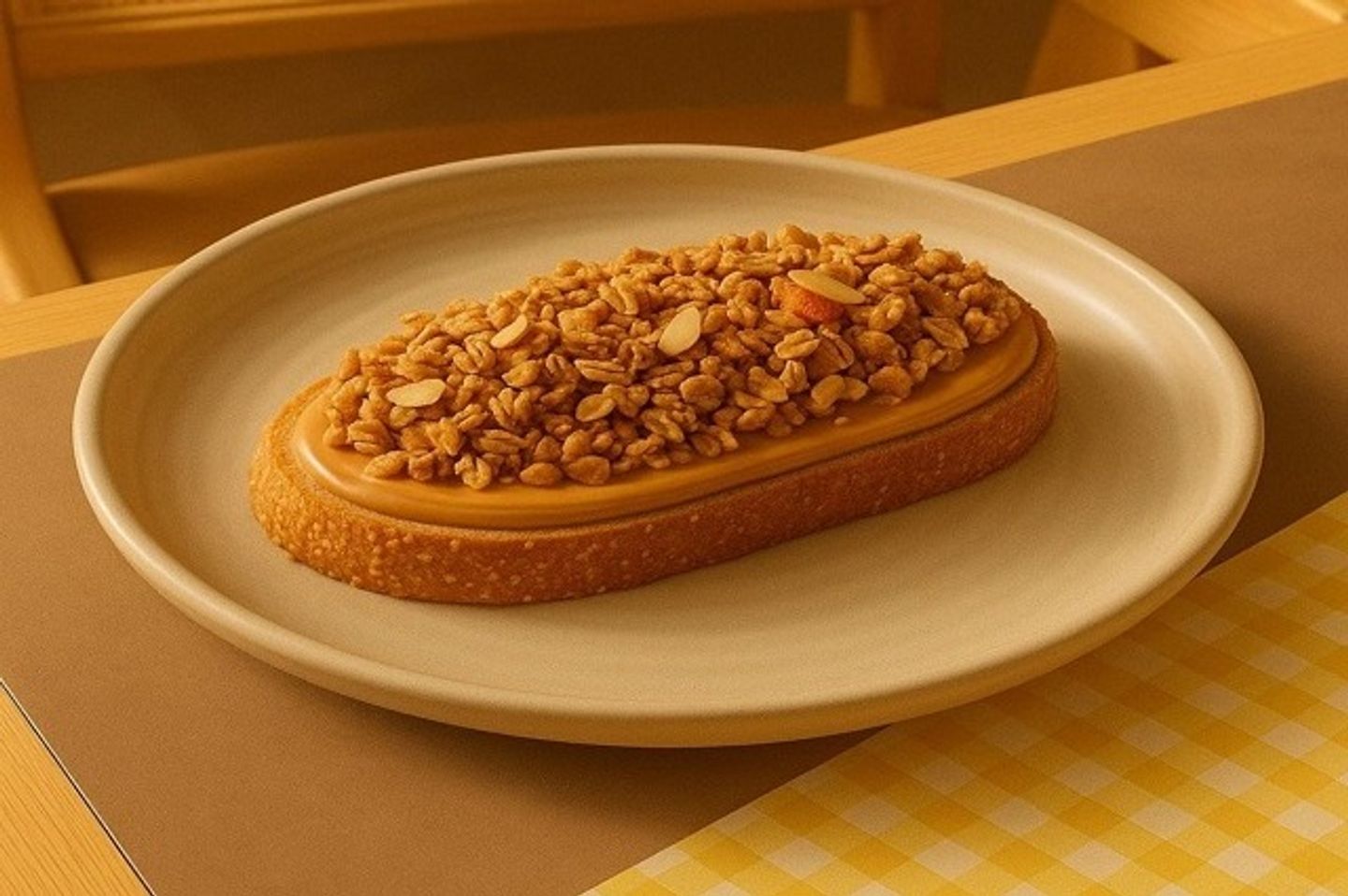 Almond Crunch Sandwich