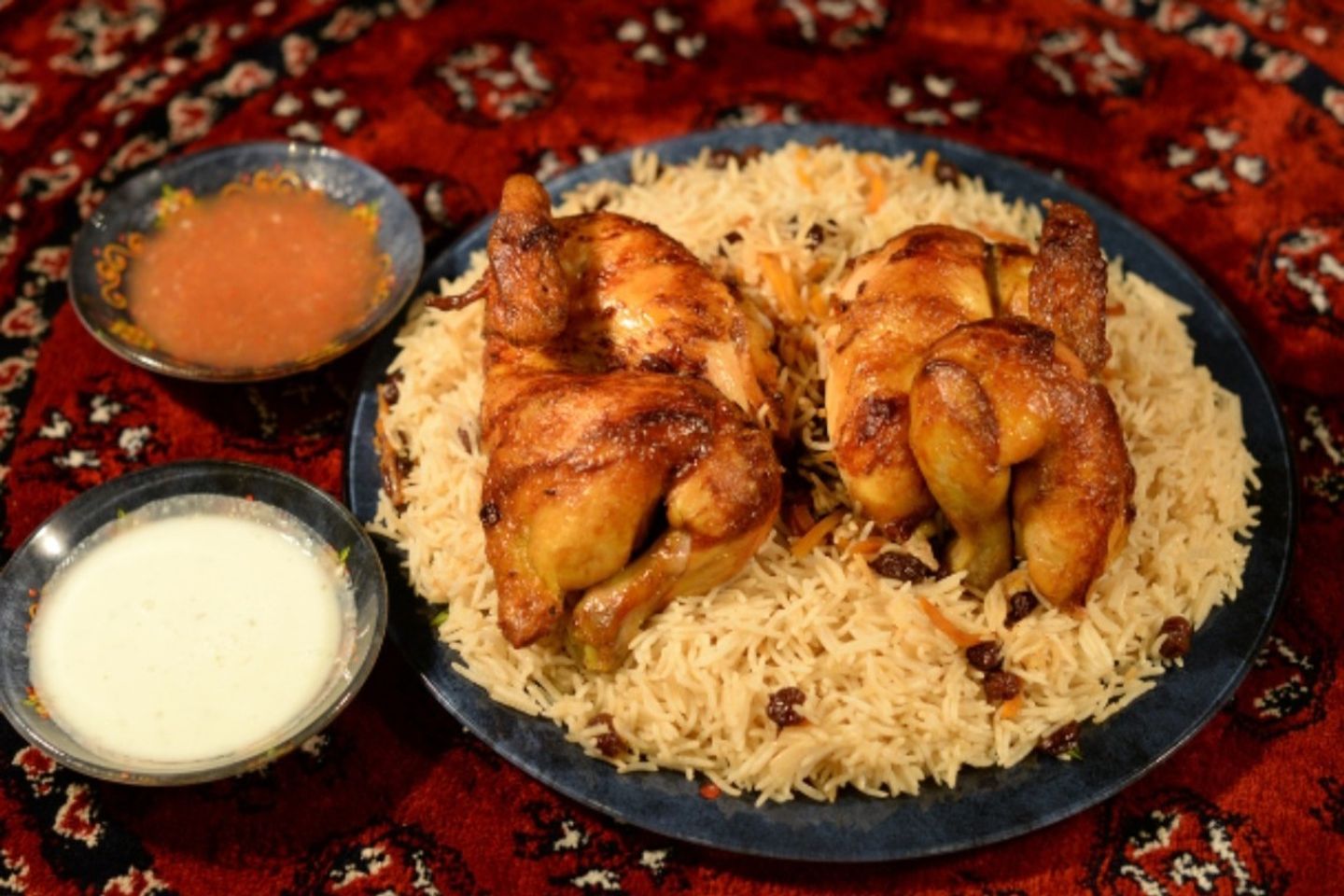 Grilled Chicken With Kabuli Rice