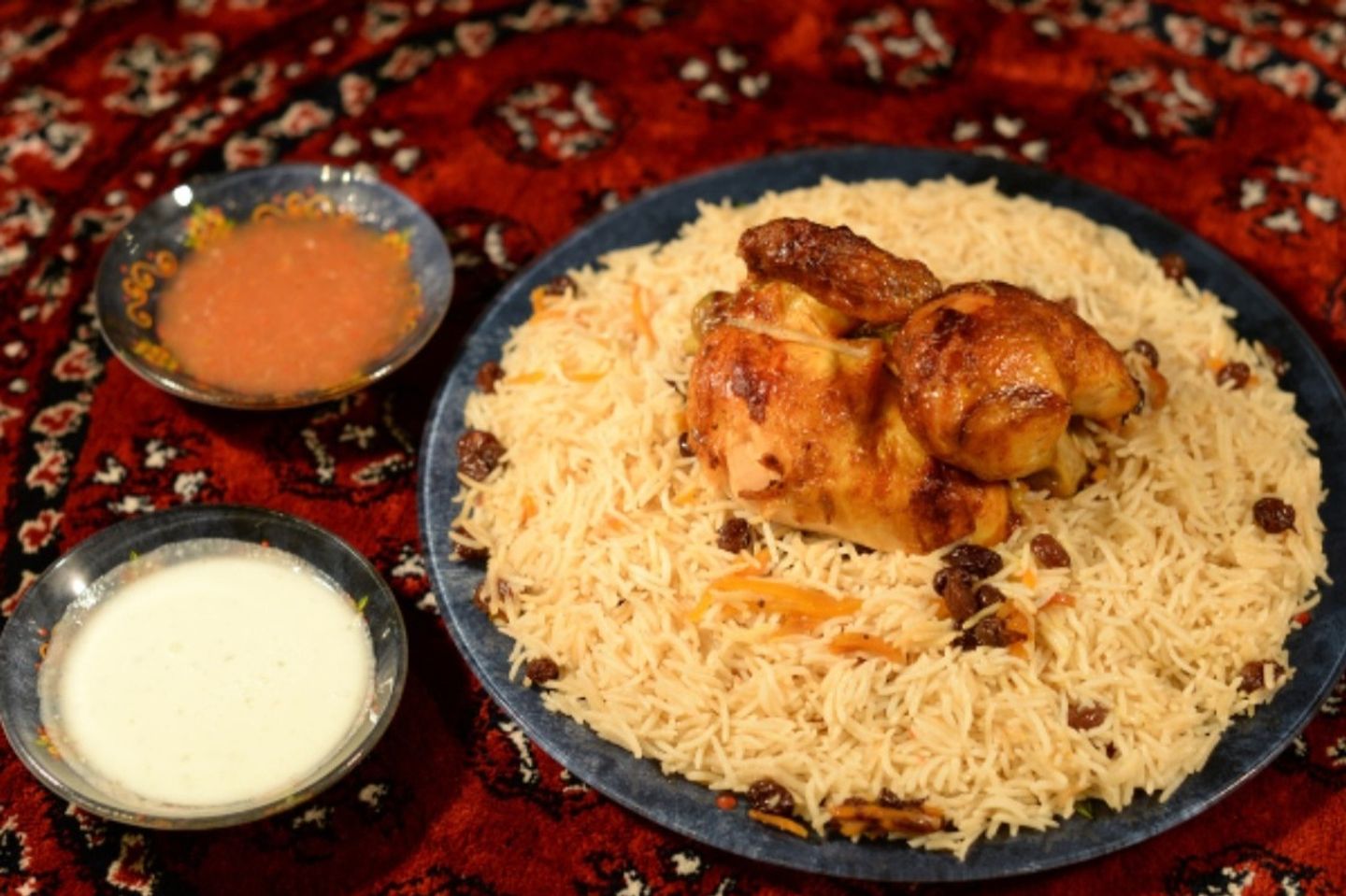 Quarter Grilled Chicken With Kabuli Rice