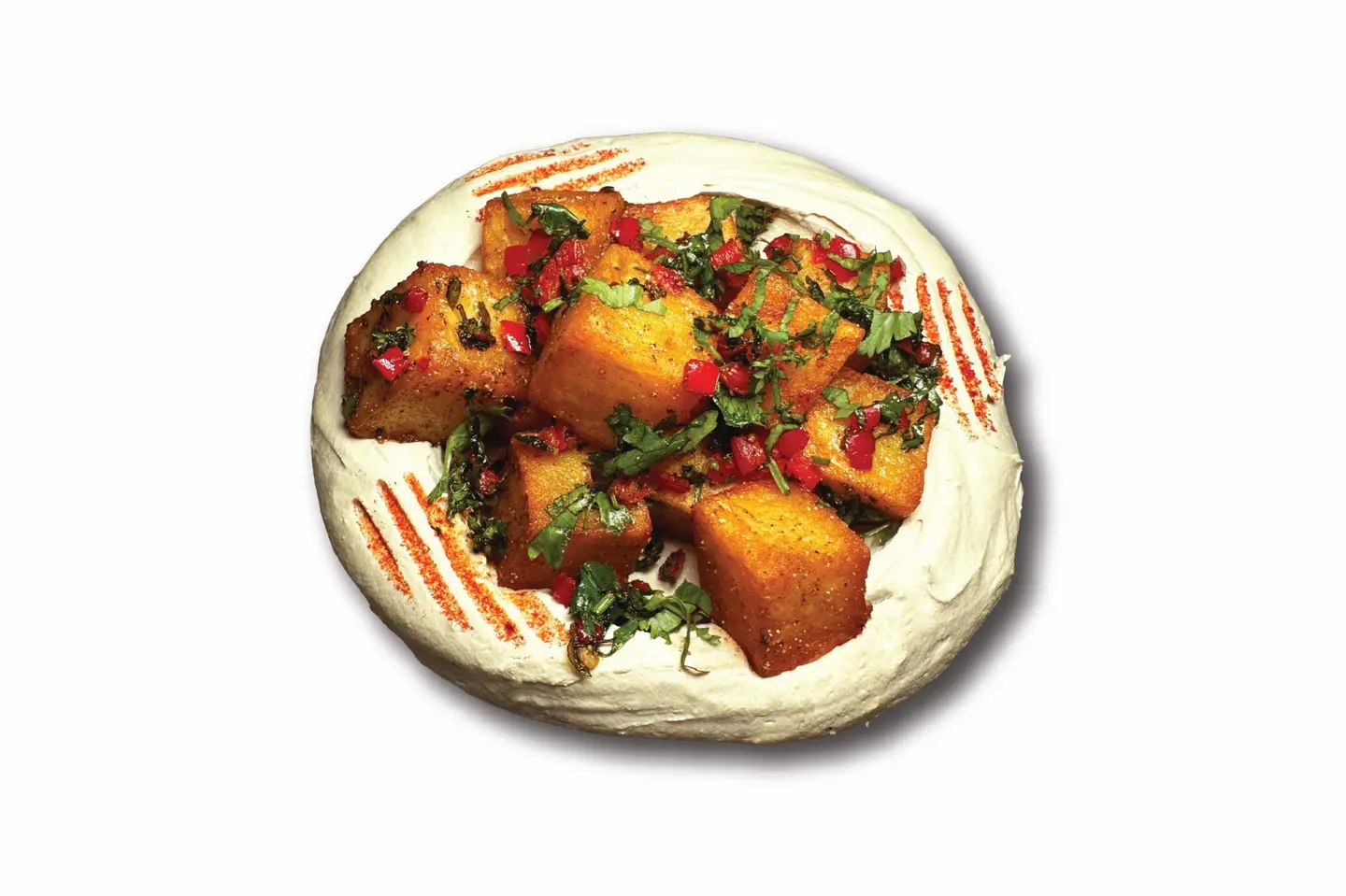 Hummos W Potato Harra