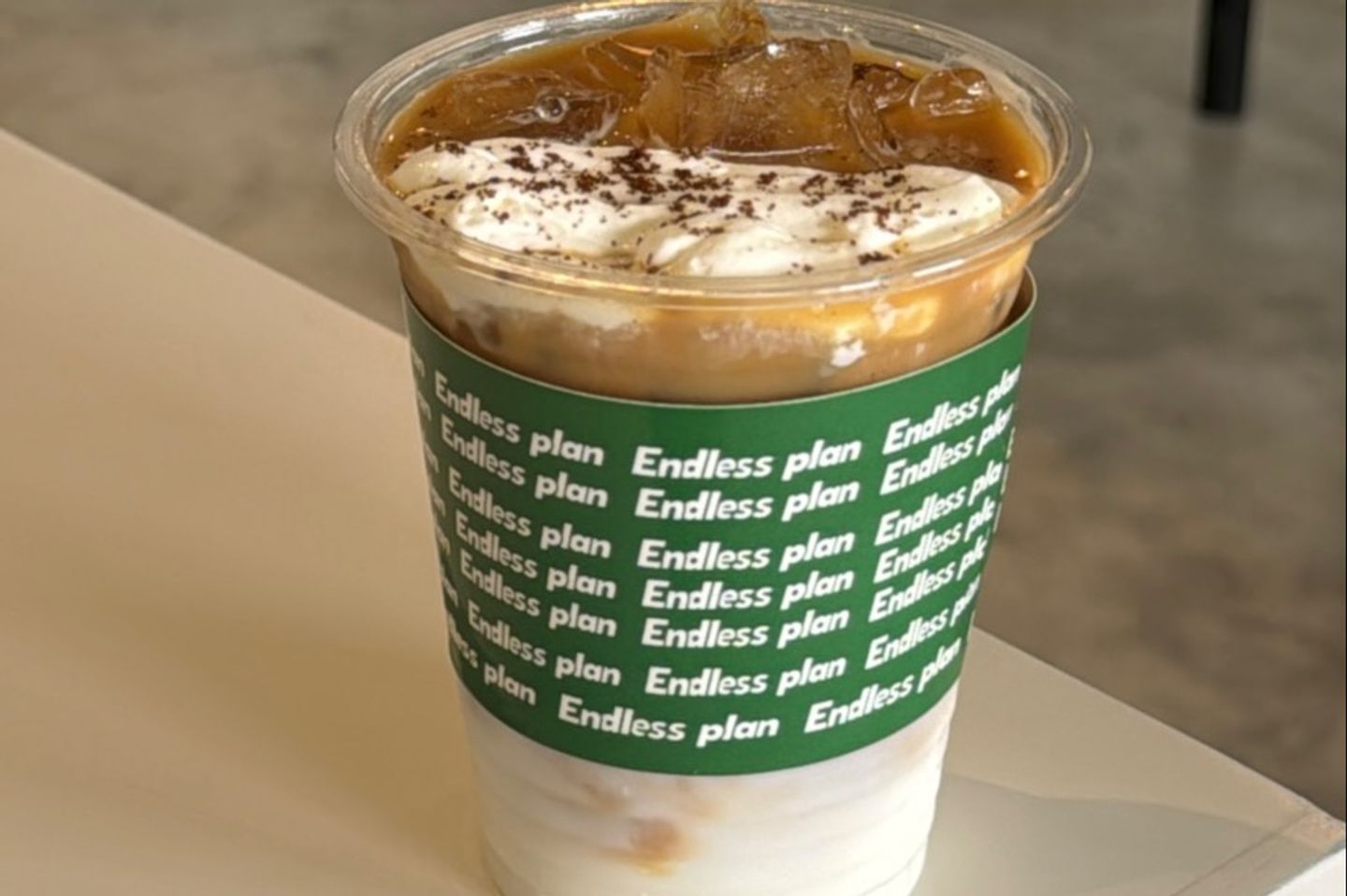 Iced Spanish With Vanilla Cream