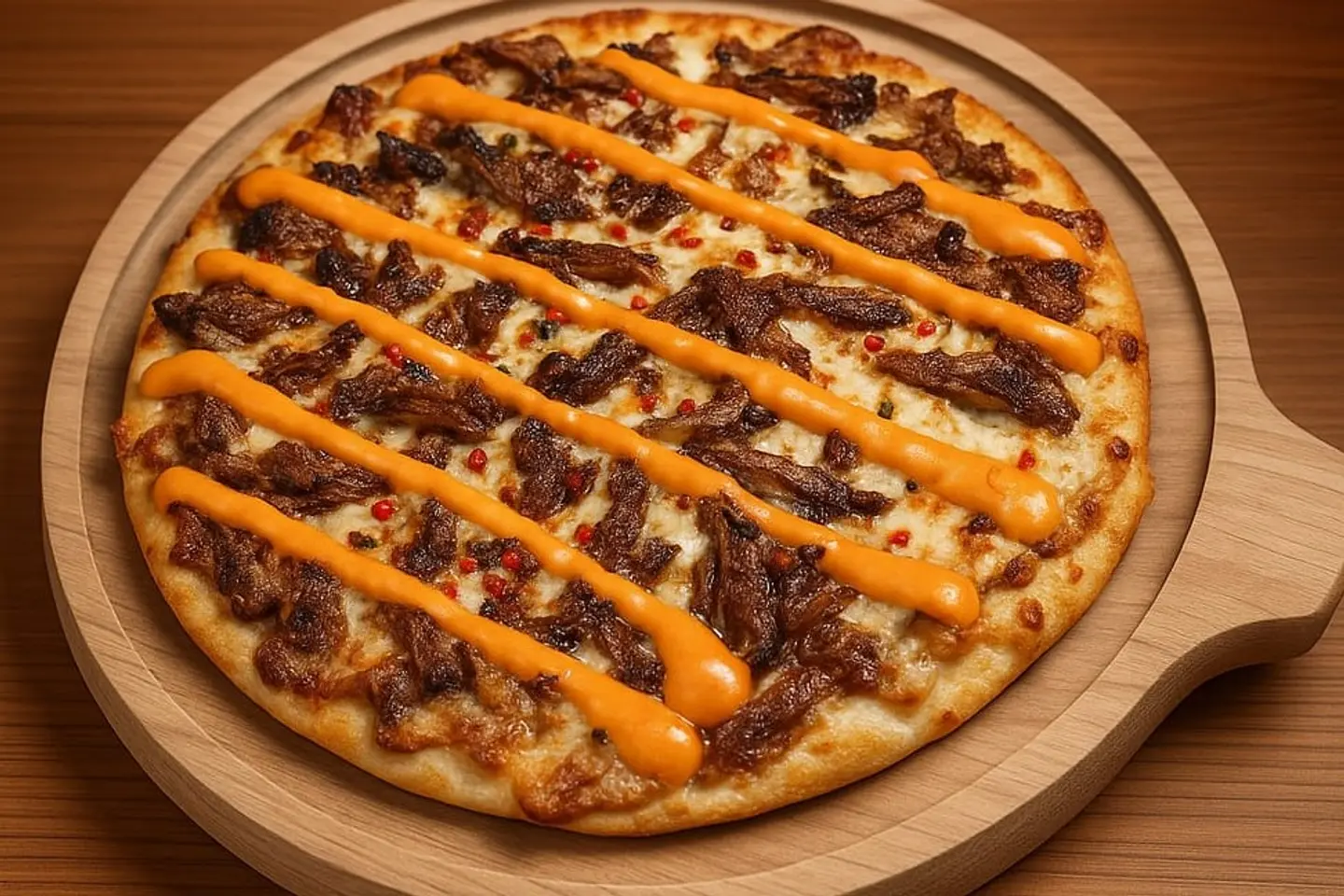 Smoke Brisket Pizza