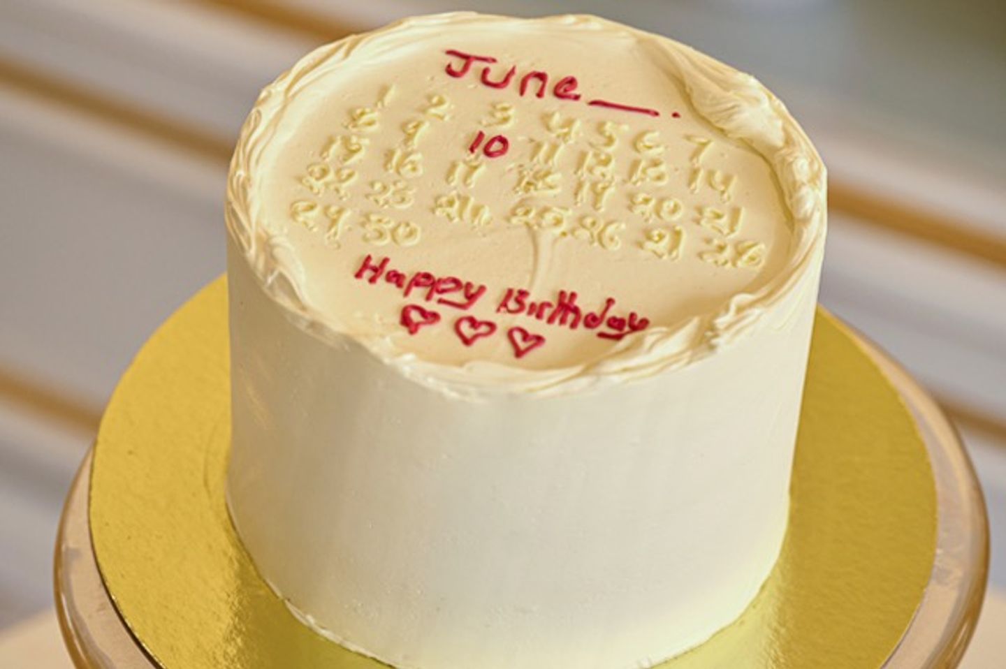 Happy Monthly Birthday Cake