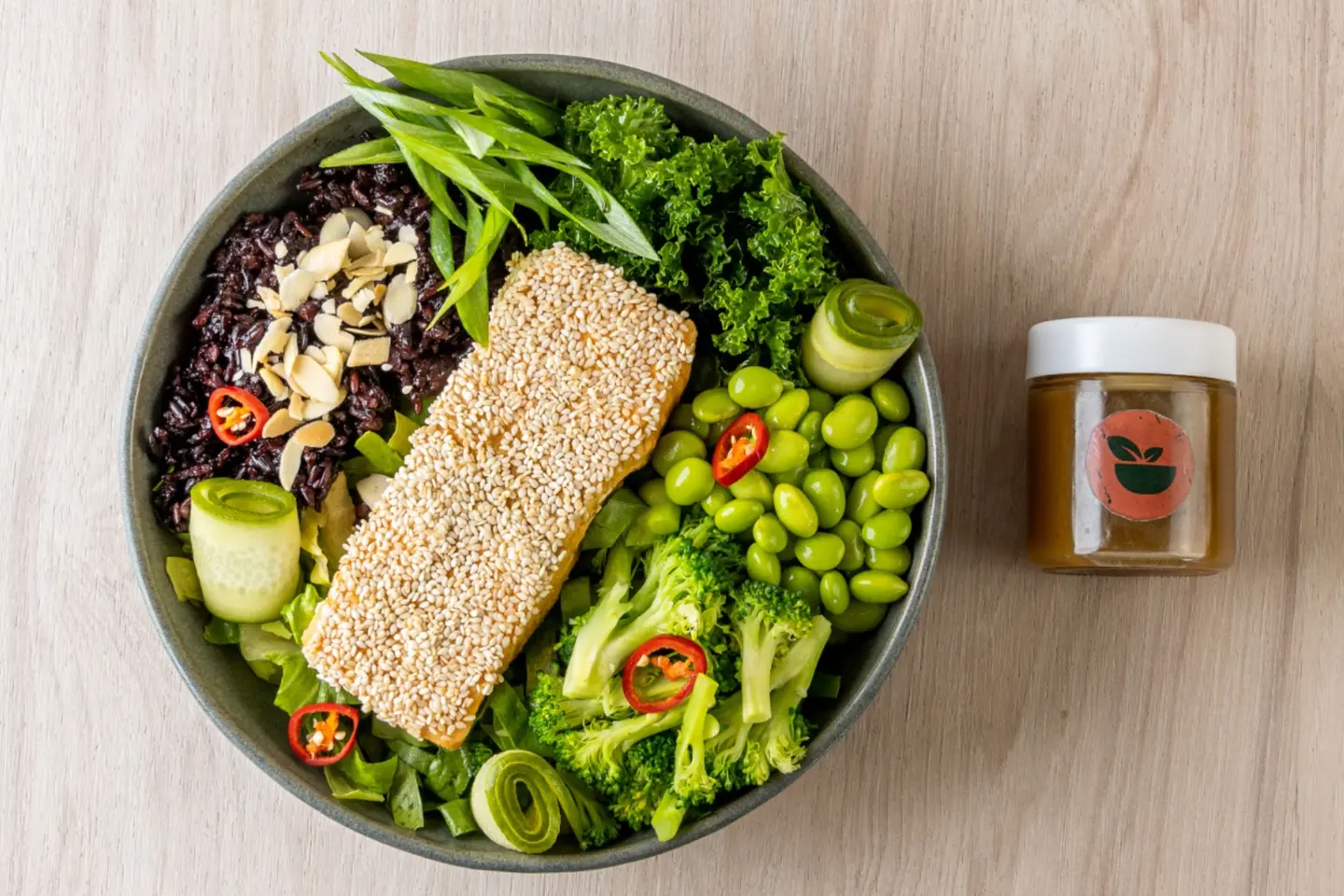 Black Rice Salmon