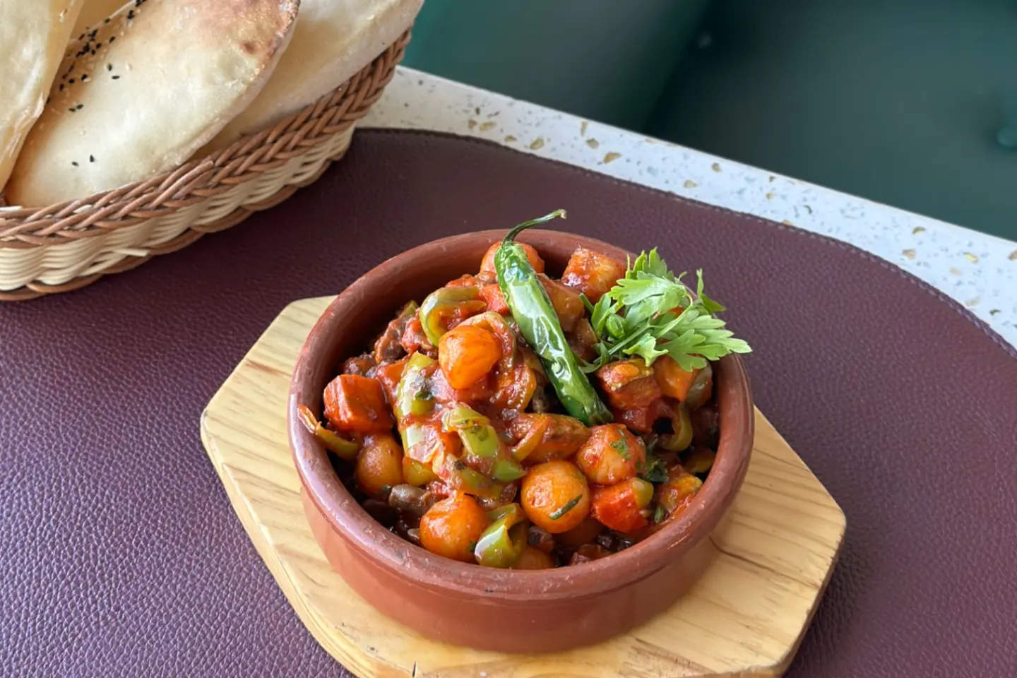 طاجن خضار باللحم