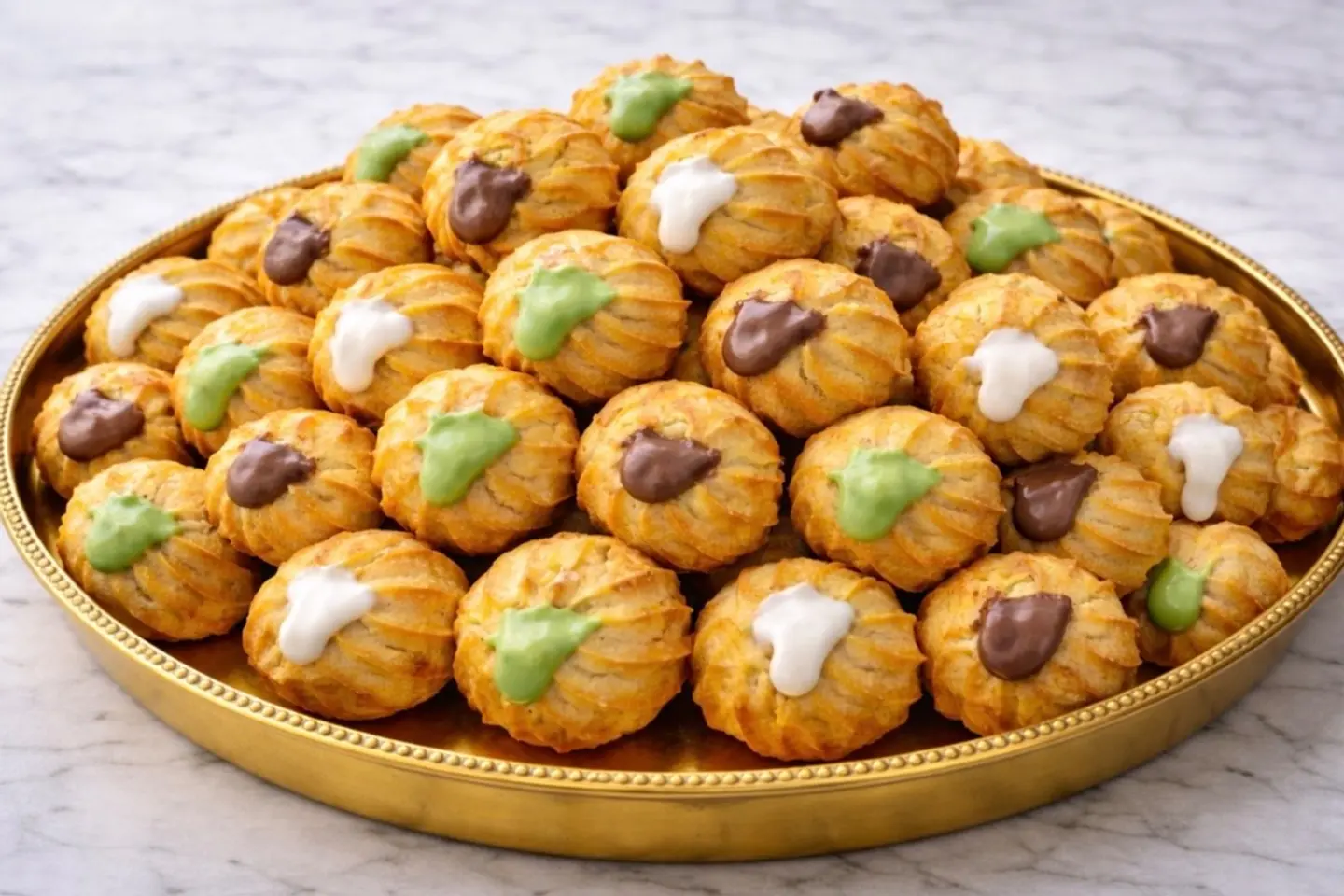 Large Plate Of Grilled Tulumba