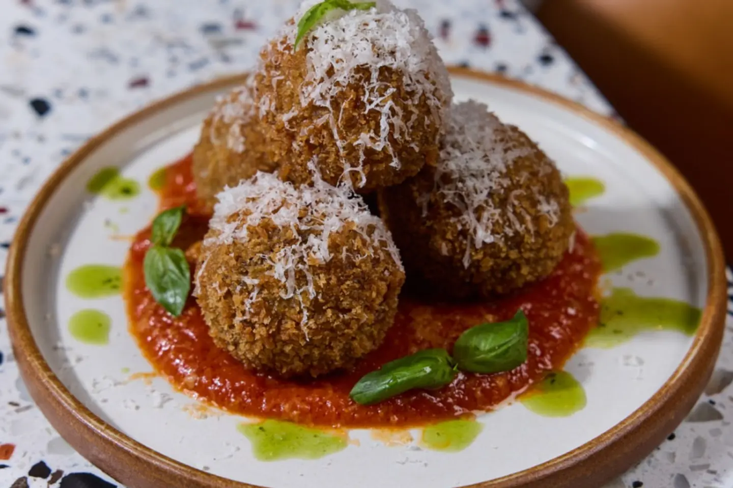 Tomato  Mushroom Arancini