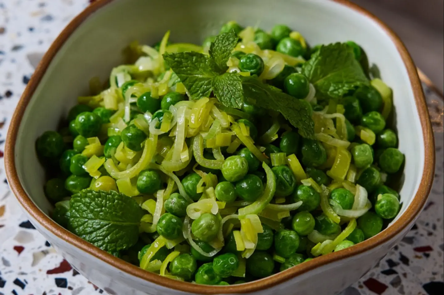 Green Peas Leeks