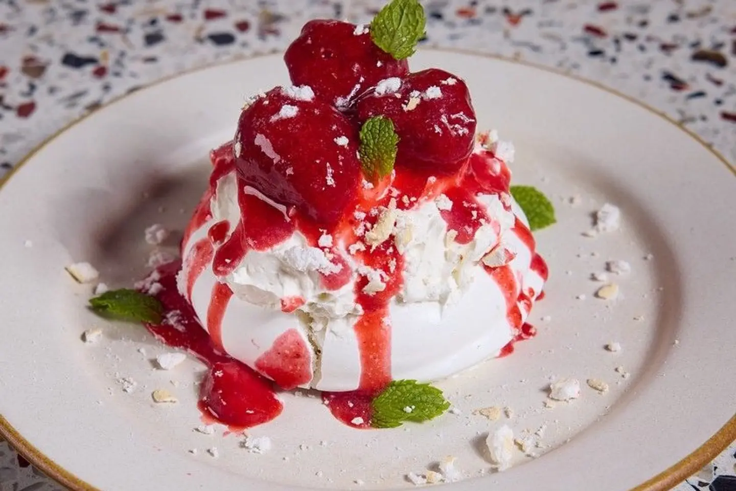 Strawberry Pavlova
