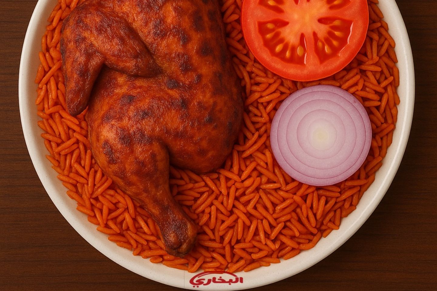 Half Grilled Chicken With Bukhari Rice