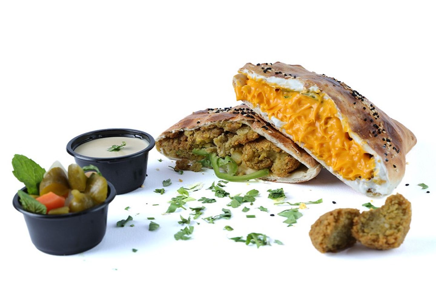 Falafel Pie With Cheese Only