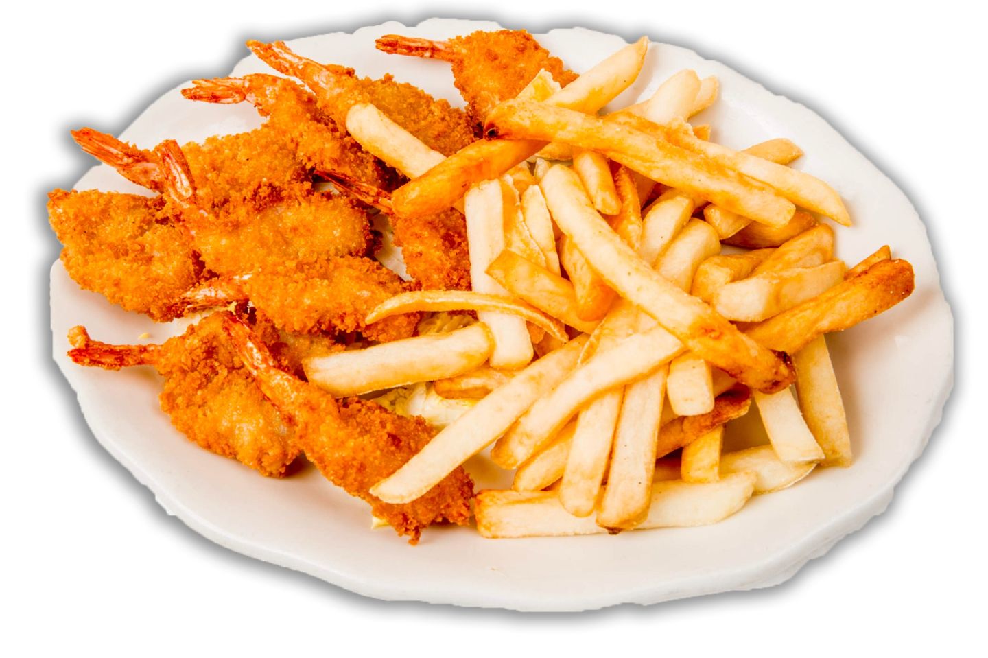 Shrimp With French Fries Meal