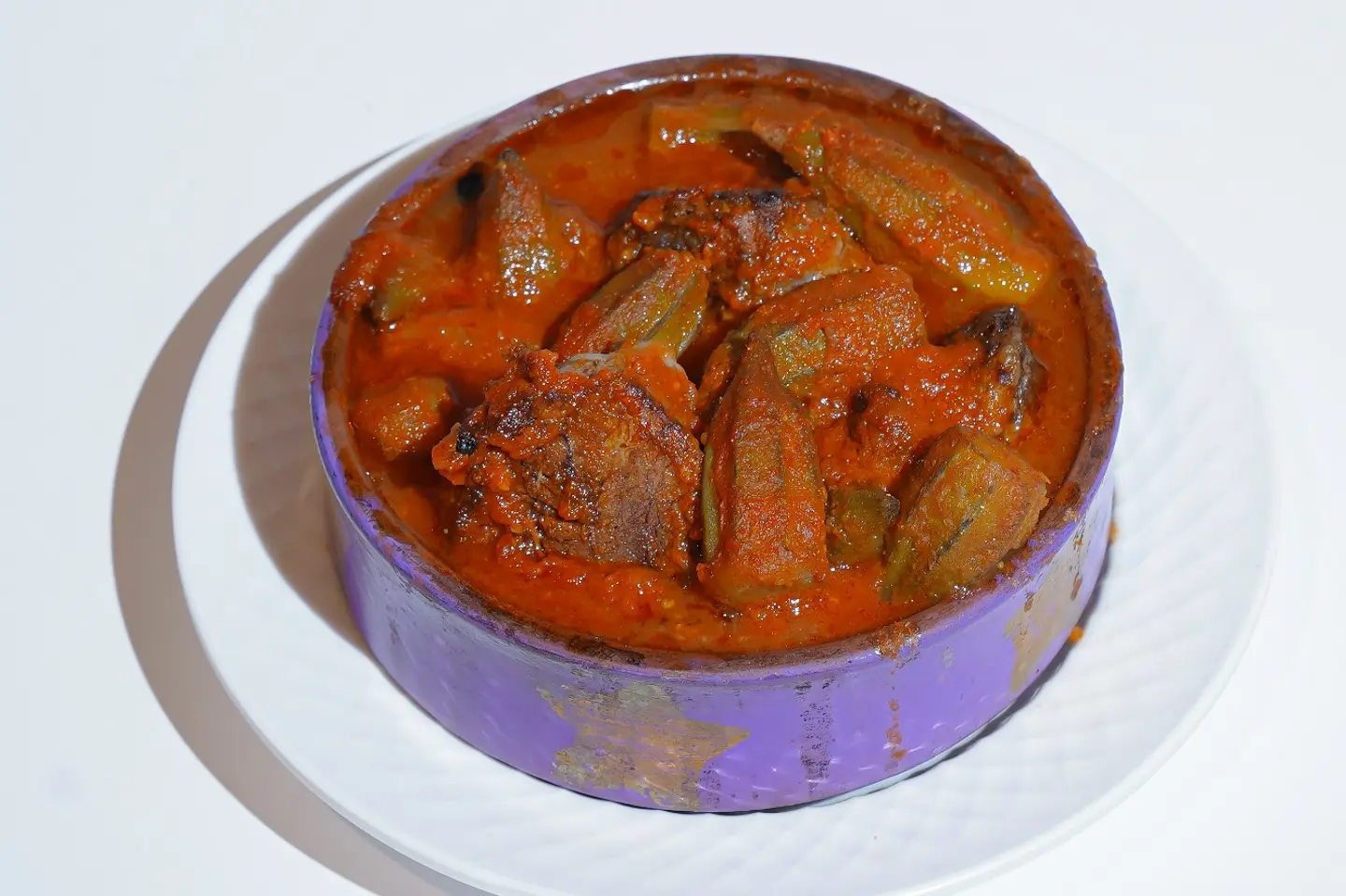 بامية باللحمة