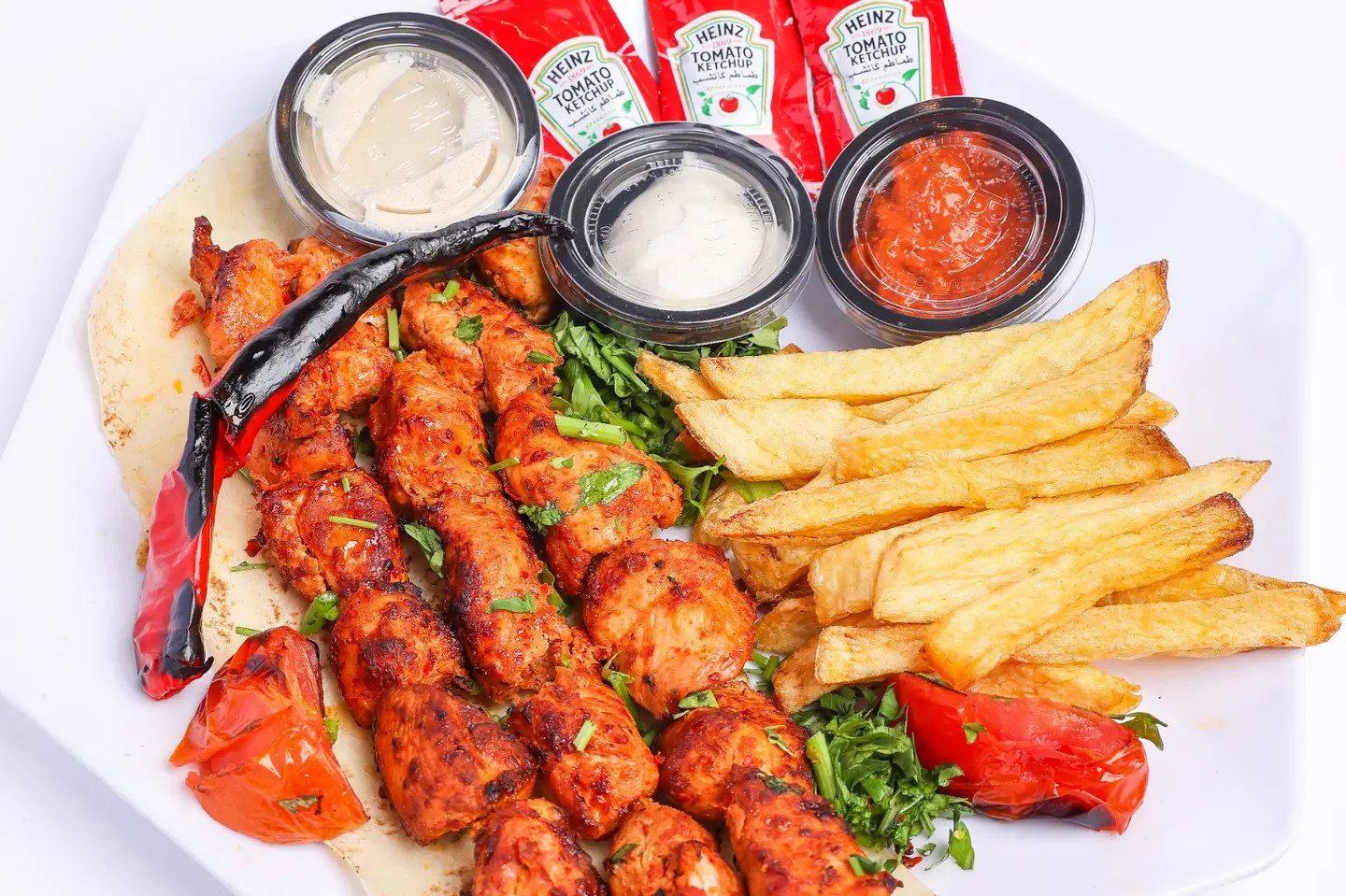 صحن شيش طاووق