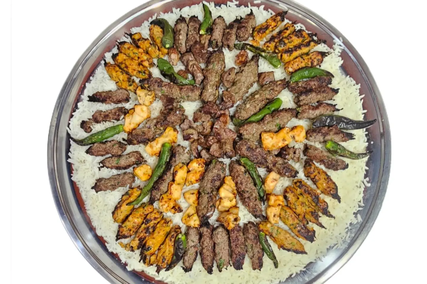 صحن مشكل كبير