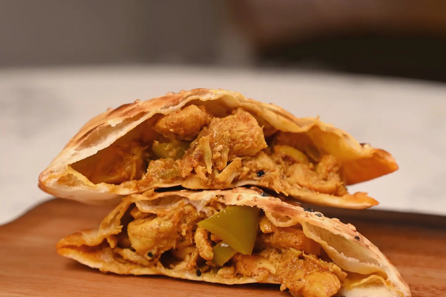 فطيرة مدور دجاج
