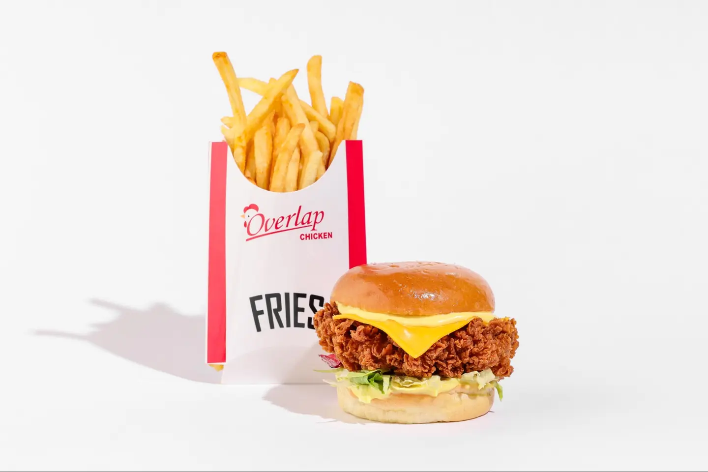 Honey Mustard Burger With Fries