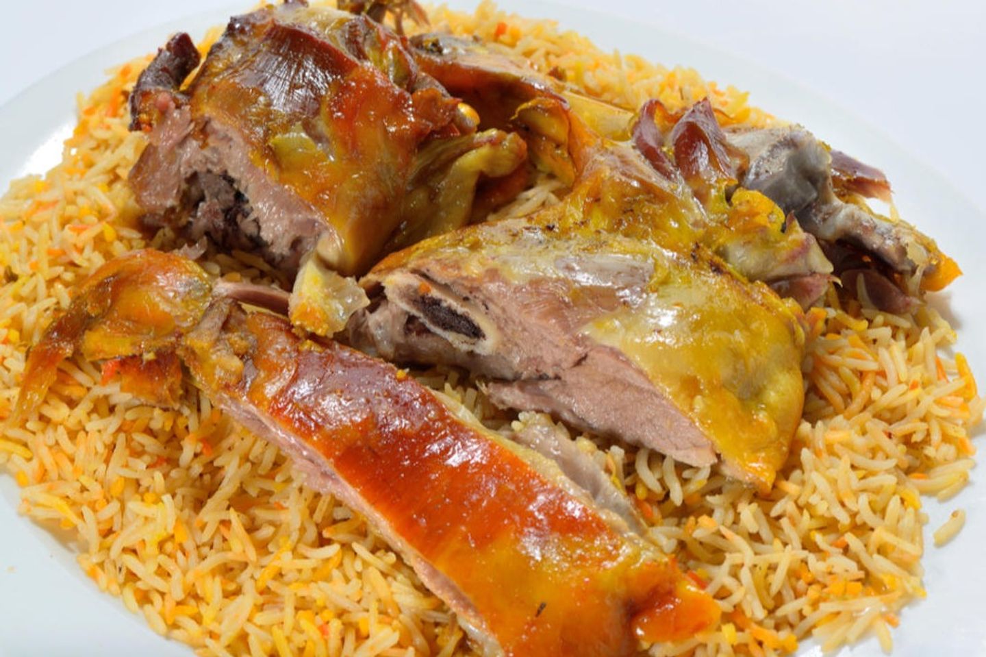 لحم مندي سادة بدون الارز