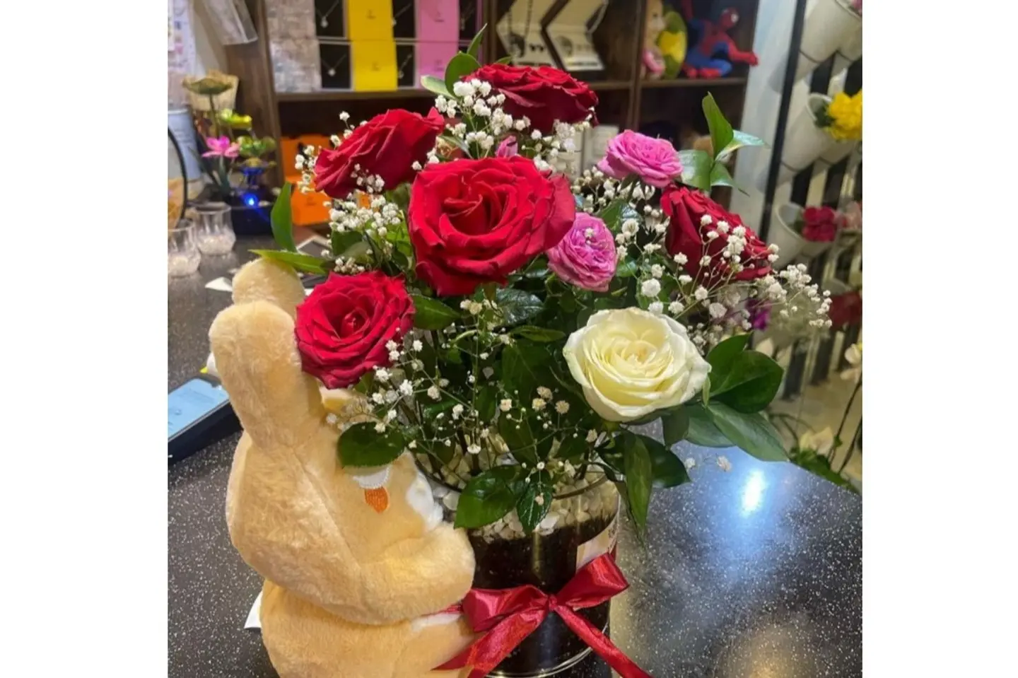 Vase Of Roses
